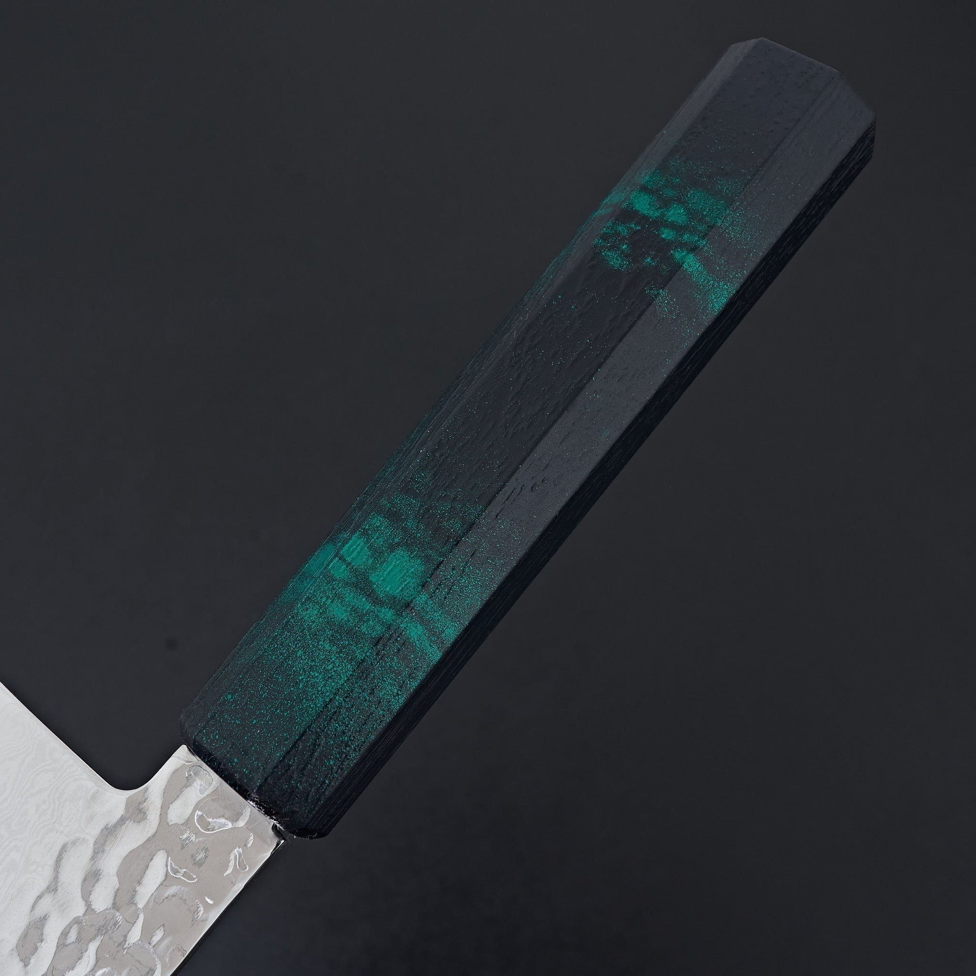 Sakai Takayuki Nanairo Green Tortoiseshell 33 Layer Damascus Santoku 170mm-Knife-Sakai Takayuki-Carbon Knife Co