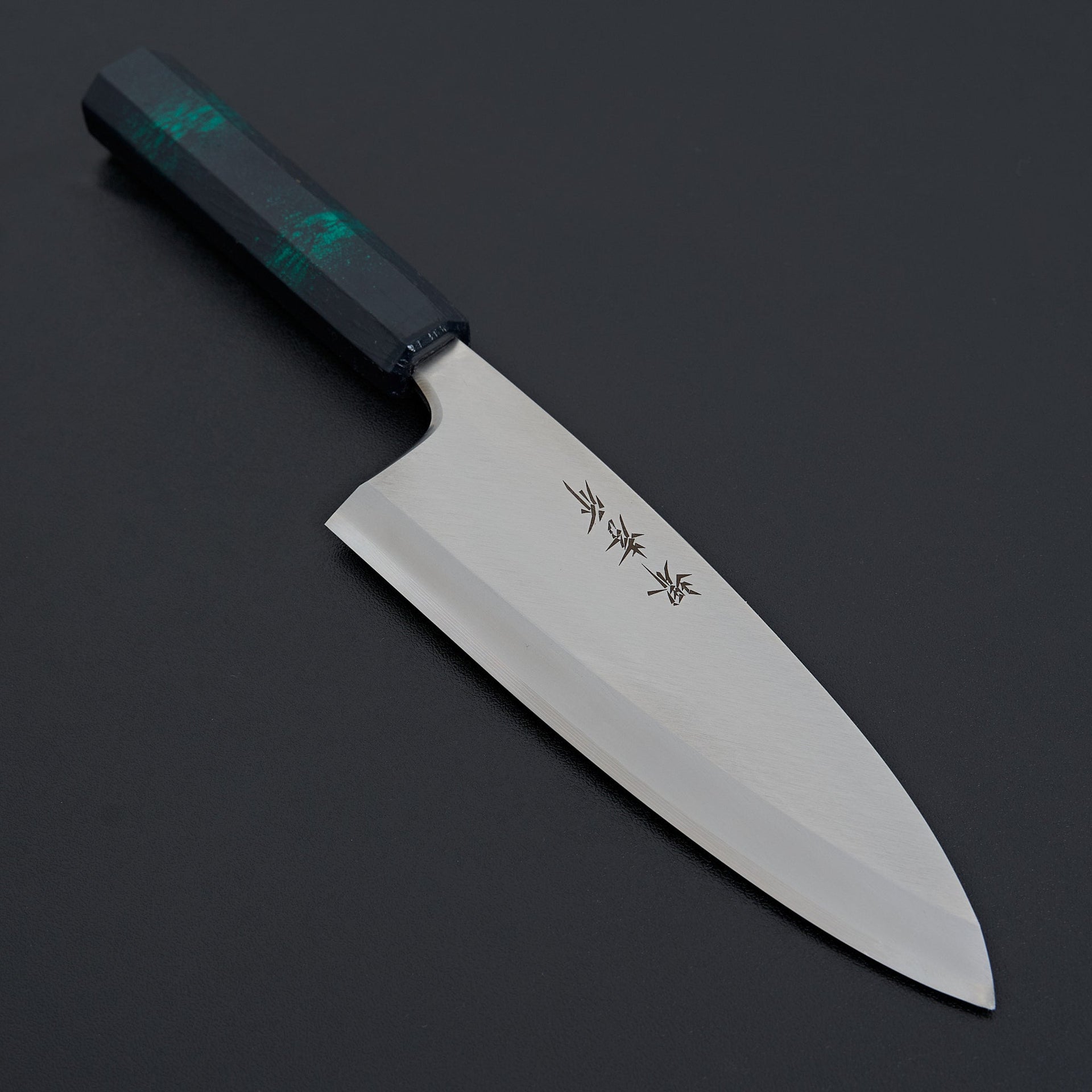 Sakai Takayuki Nanairo Green Tortoiseshell Deba 180mm-Knife-Sakai Takayuki-Carbon Knife Co