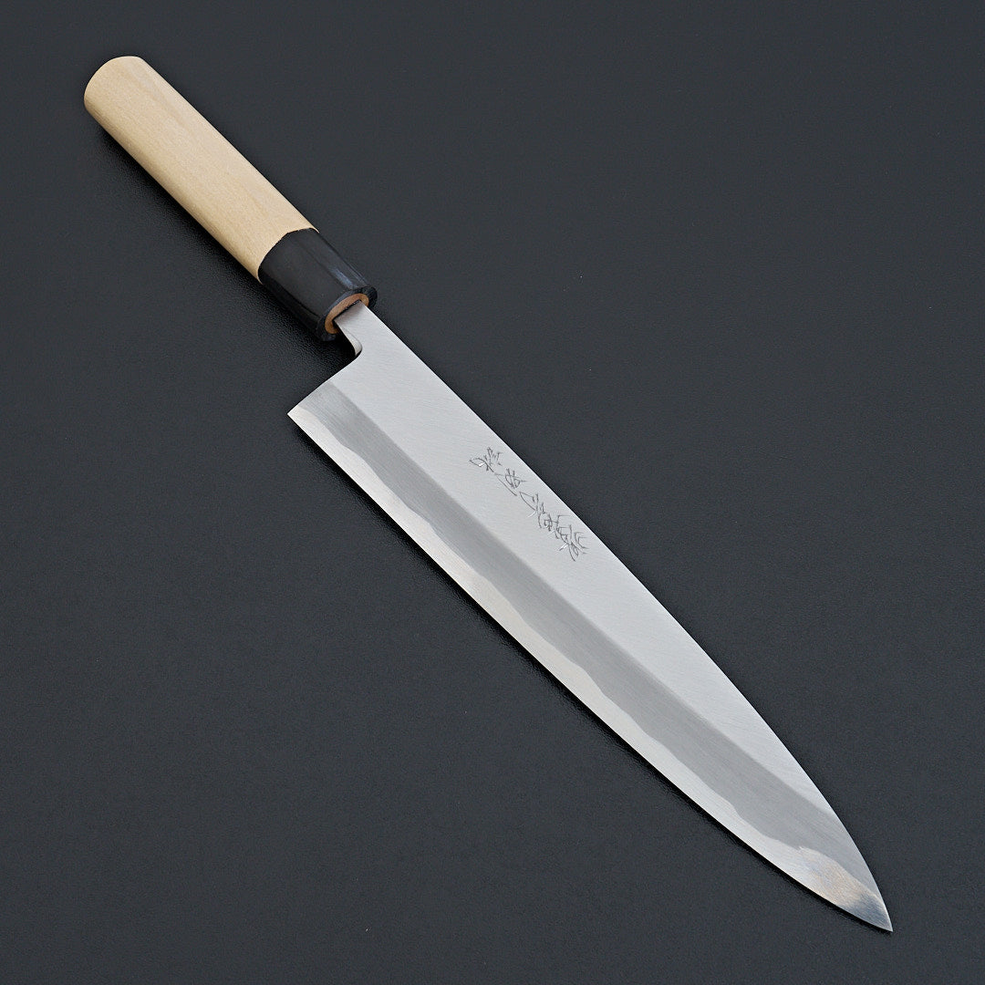 Sakai Takayuki Tokujou White 2 Mioroshi Deba 240mm-Knife-Sakai Takayuki-Carbon Knife Co
