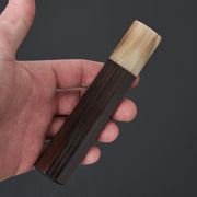 Taihei Makassar Ebony Octagonal Handle (Gyuto 210mm/ Yanagiba 270mm)-Carbon Knife Co-Carbon Knife Co
