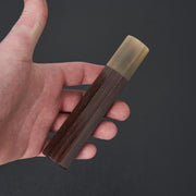 Taihei Makassar Ebony Octagonal Handle (Nakiri/ Santoku/ Usuba 180mm)-Carbon Knife Co-Carbon Knife Co