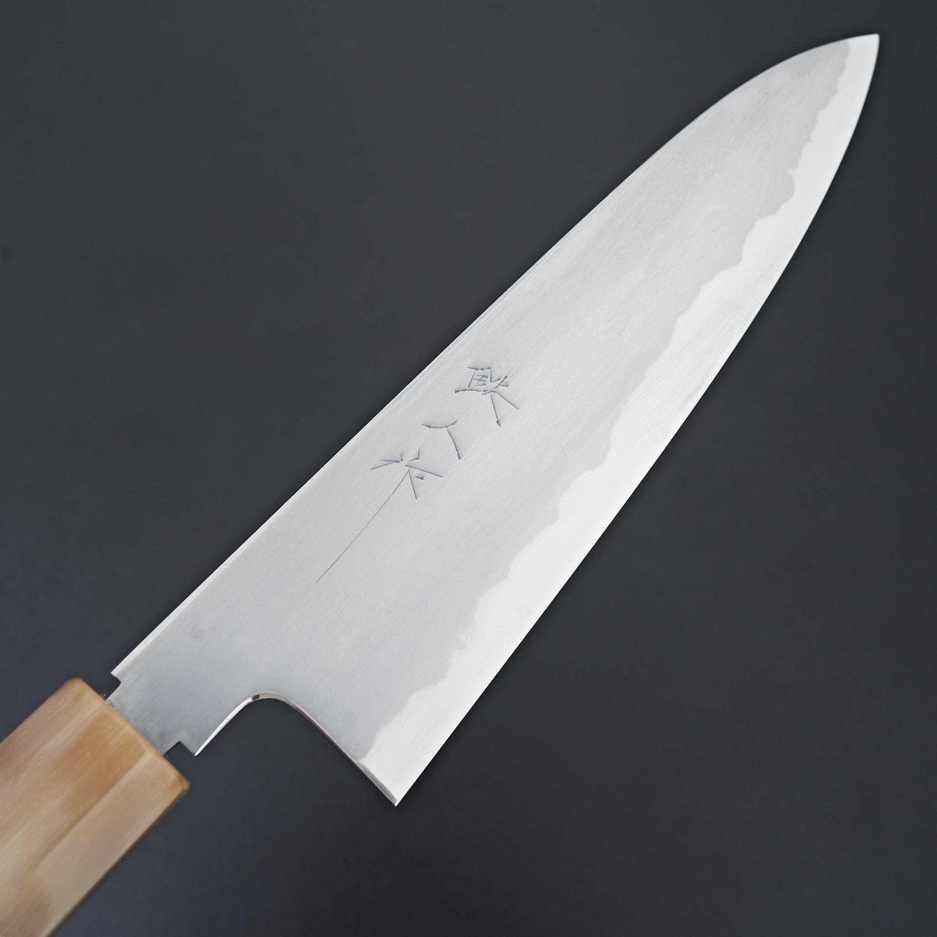 Tetsujin Blue #2 Kasumi Gyuto 210mm Ho Wood Handle-Knife-Hitohira-Carbon Knife Co