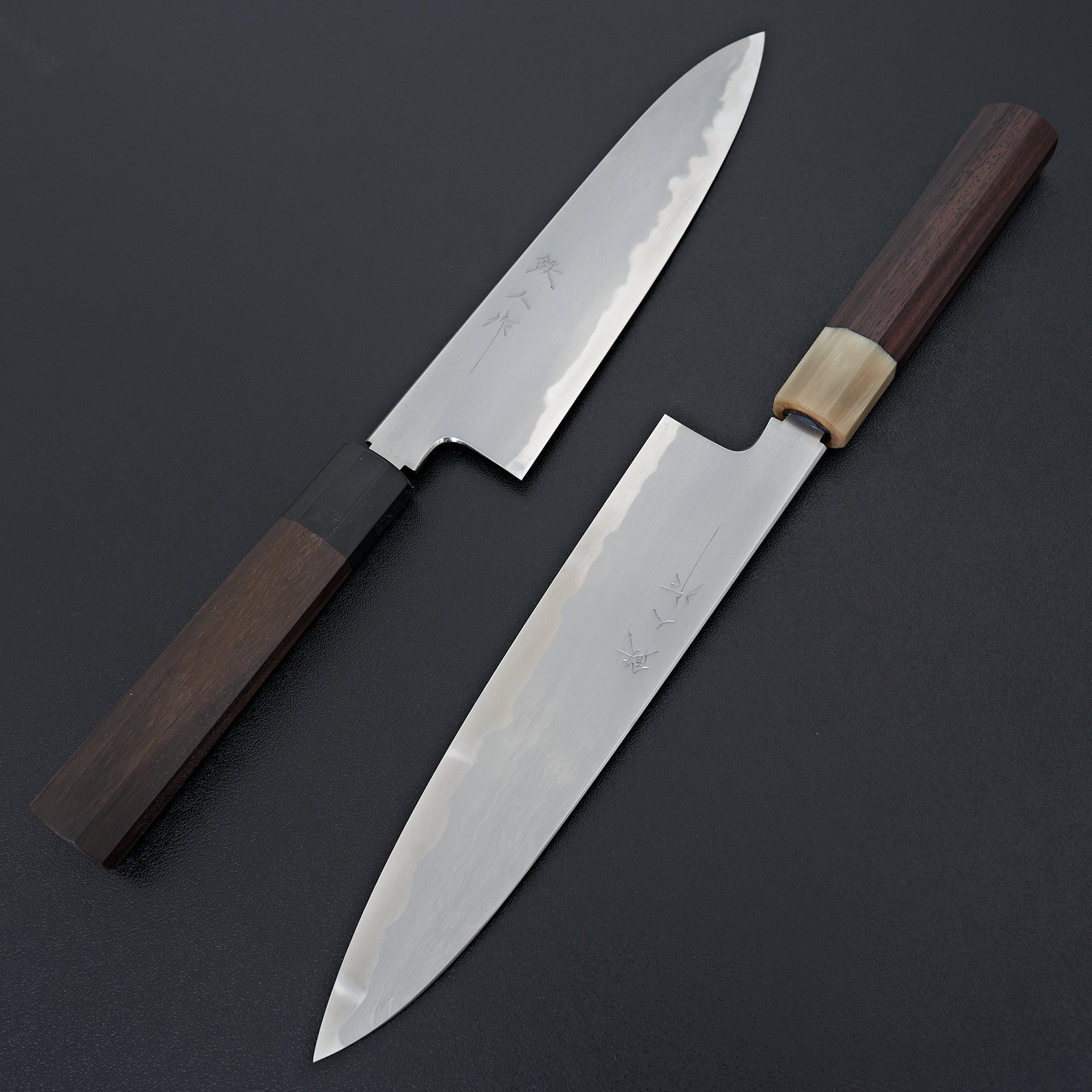 Tetsujin Blue #2 Kasumi Gyuto 210mm Taihei Wood Handle-Knife-Hitohira-Carbon Knife Co