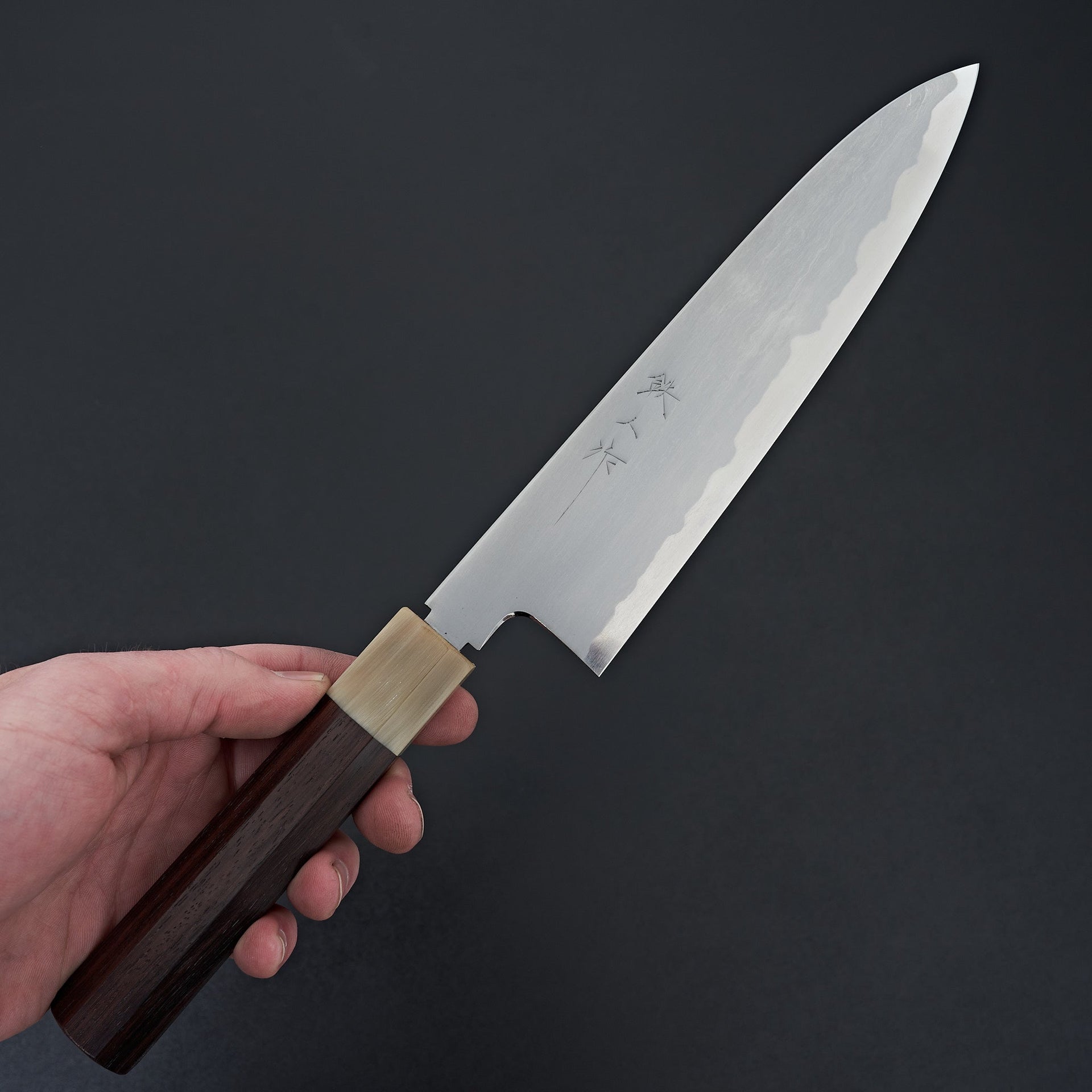 Tetsujin Blue #2 Kasumi Gyuto 210mm Taihei Wood Handle-Knife-Hitohira-Carbon Knife Co