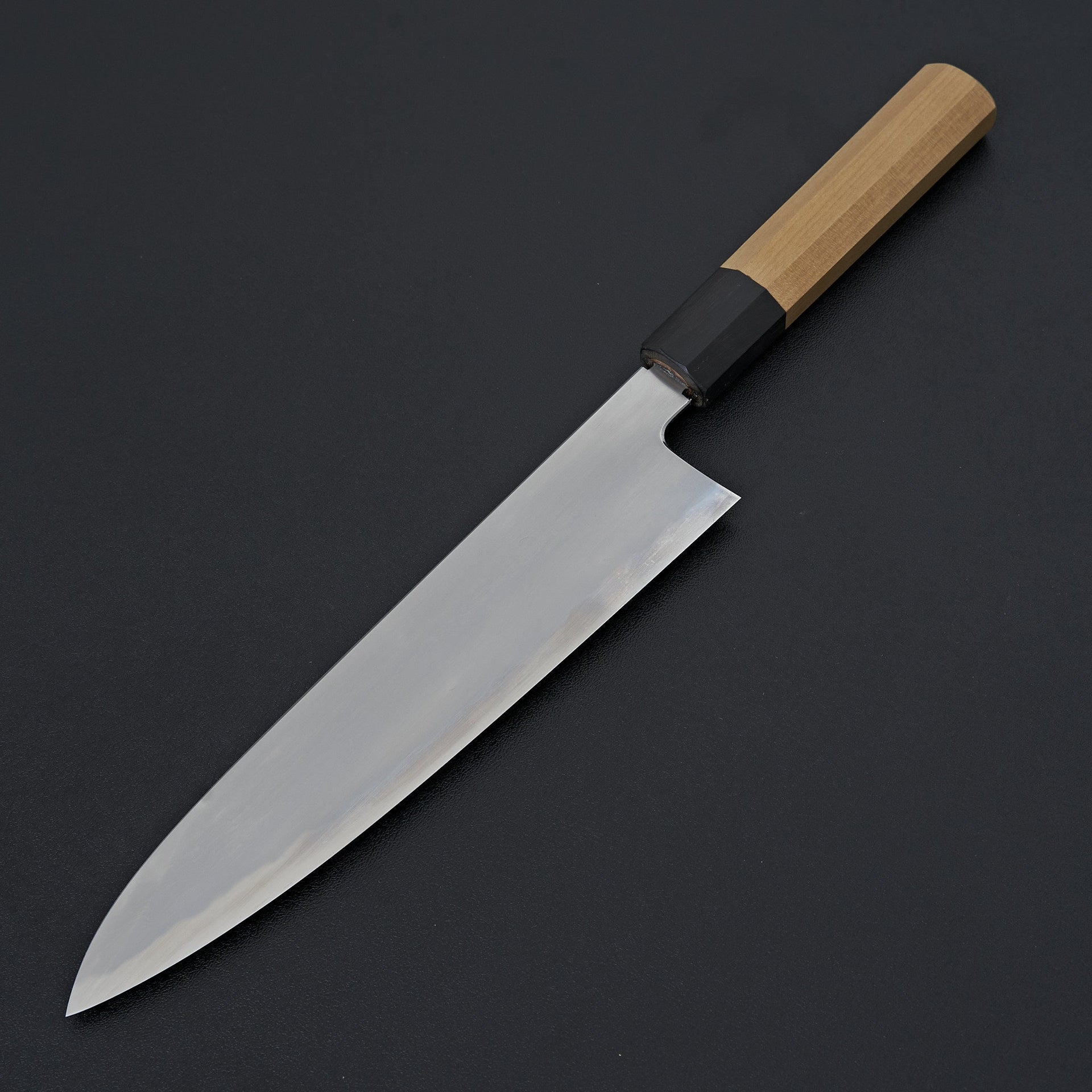 Tetsujin Blue #2 Kasumi Gyuto 240mm Ho Wood Handle-Knife-Hitohira-Carbon Knife Co
