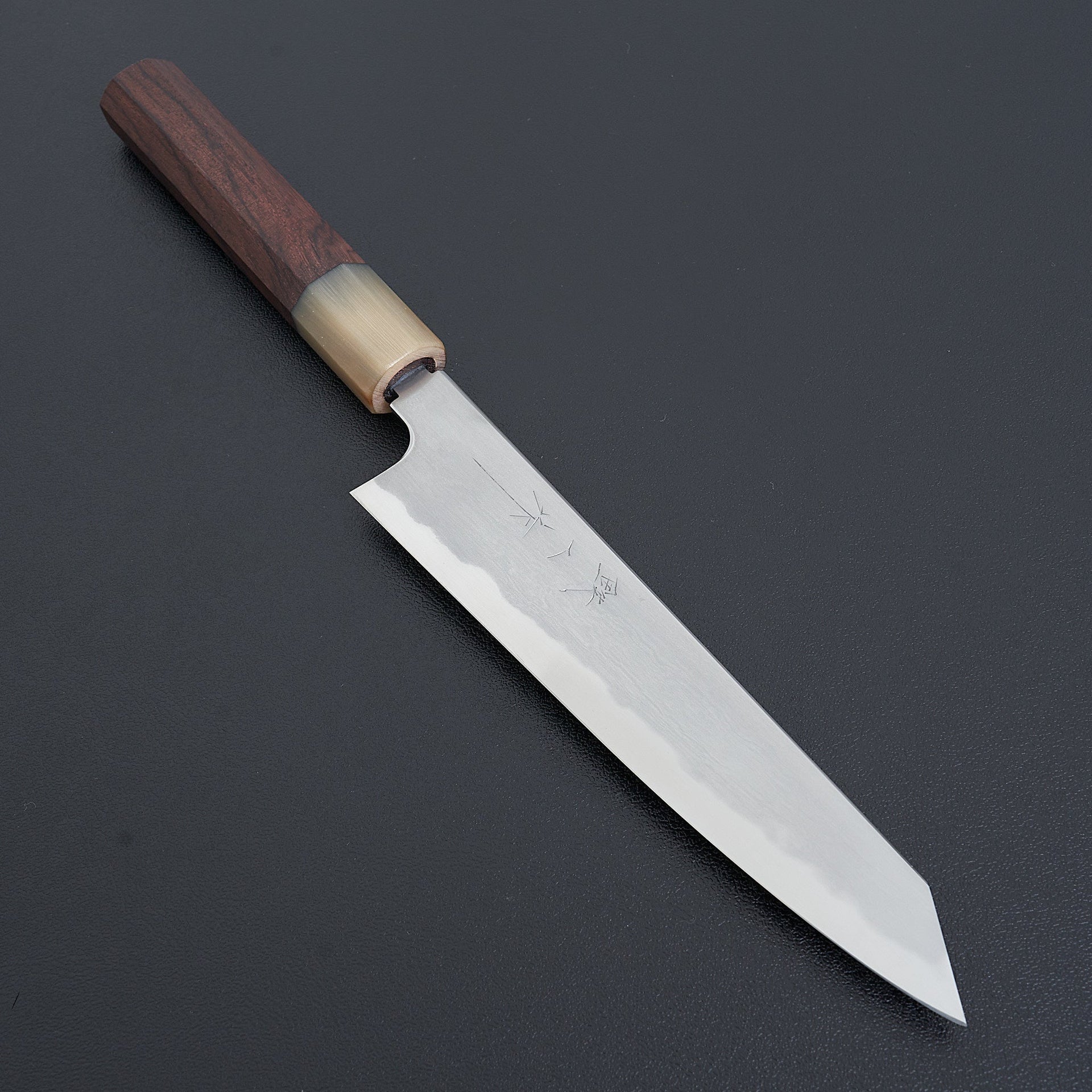 Tetsujin Blue #2 Kasumi Kiritsuke Petty 165mm Taihei Rosewood Handle-Knife-Hitohira-Carbon Knife Co