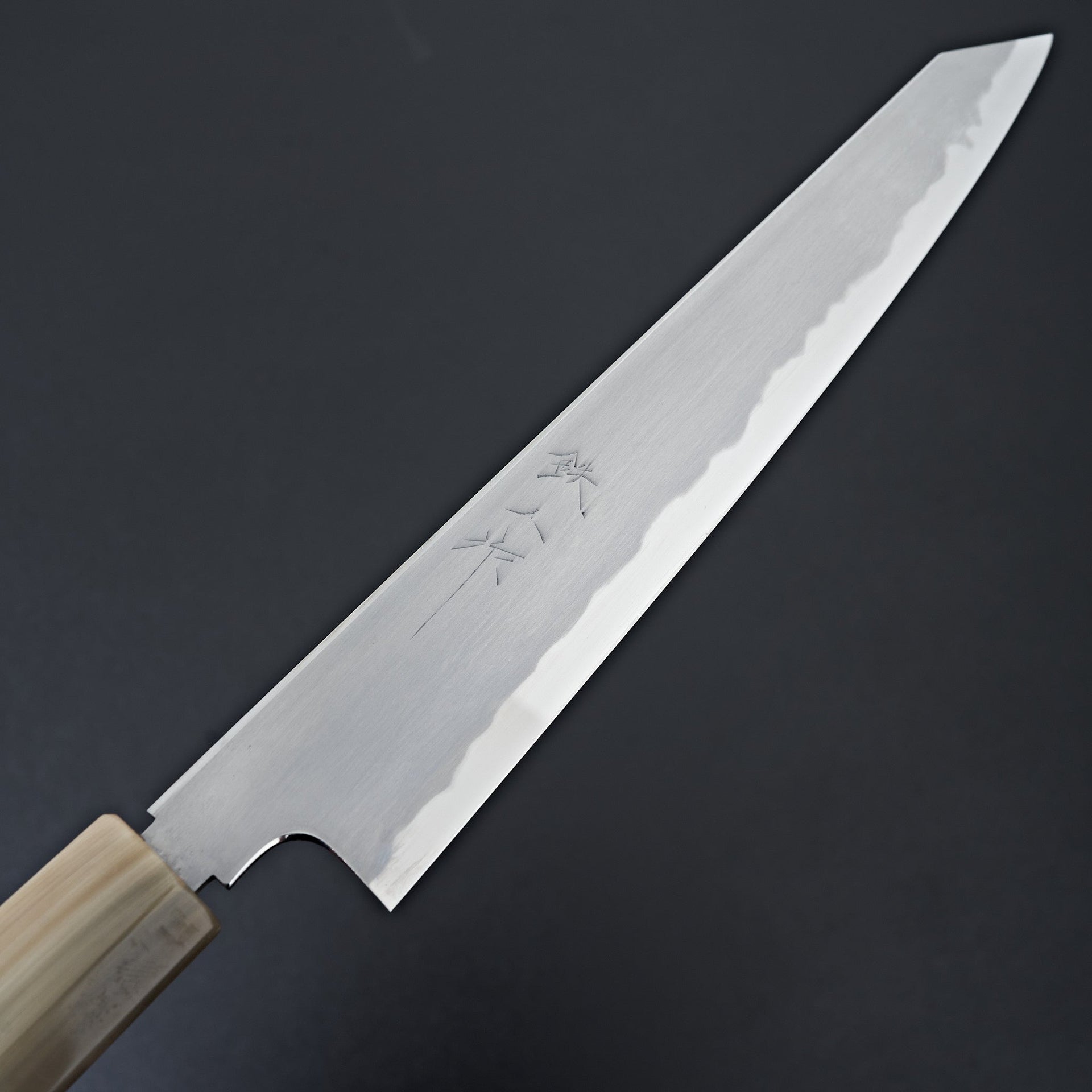Tetsujin Blue #2 Kasumi Kiritsuke Sujihiki 240mm Taihei Wood Handle-Knife-Hitohira-Carbon Knife Co