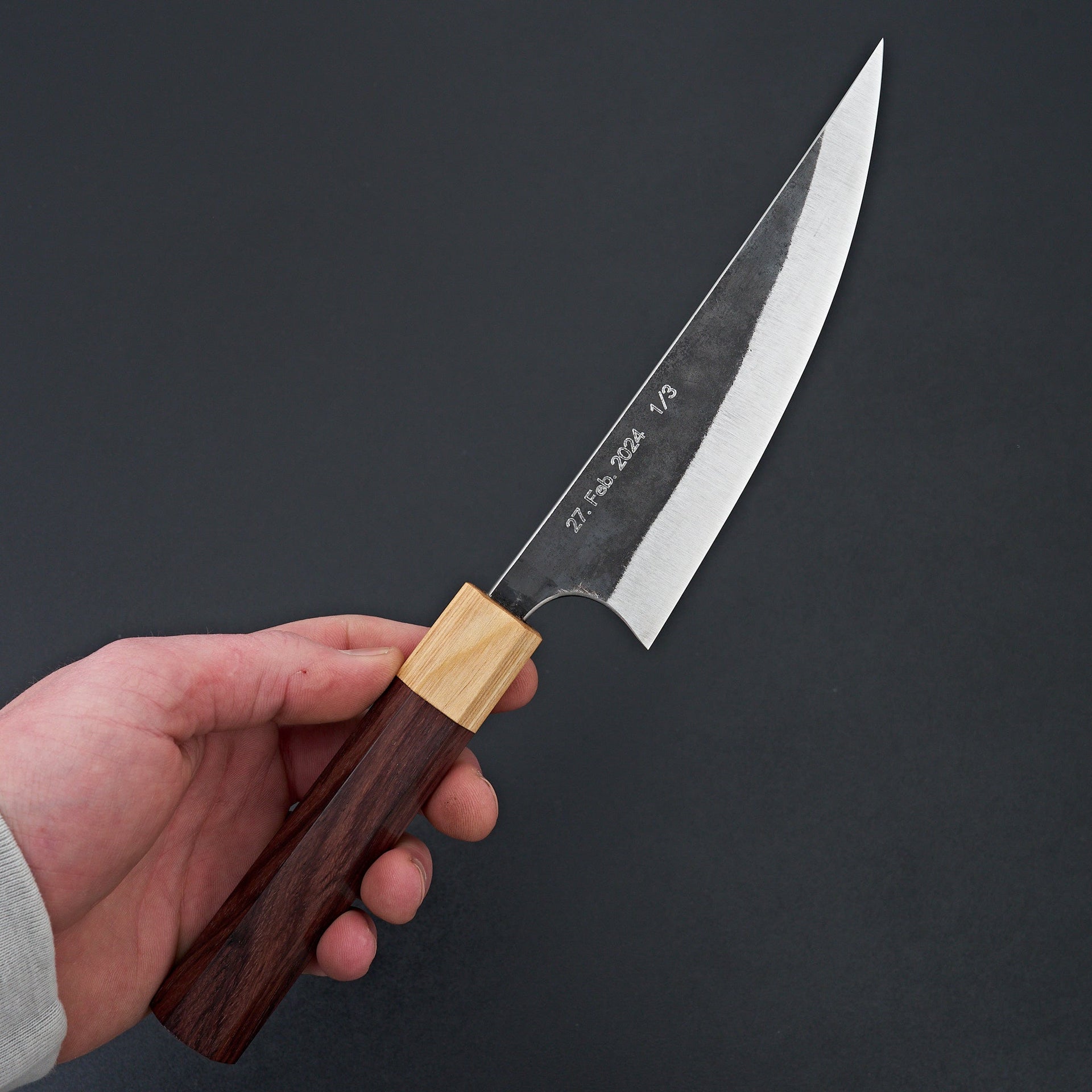 Tinker Knives Barracuda Honesuki 165mm-Carbon Knife Co-Carbon Knife Co