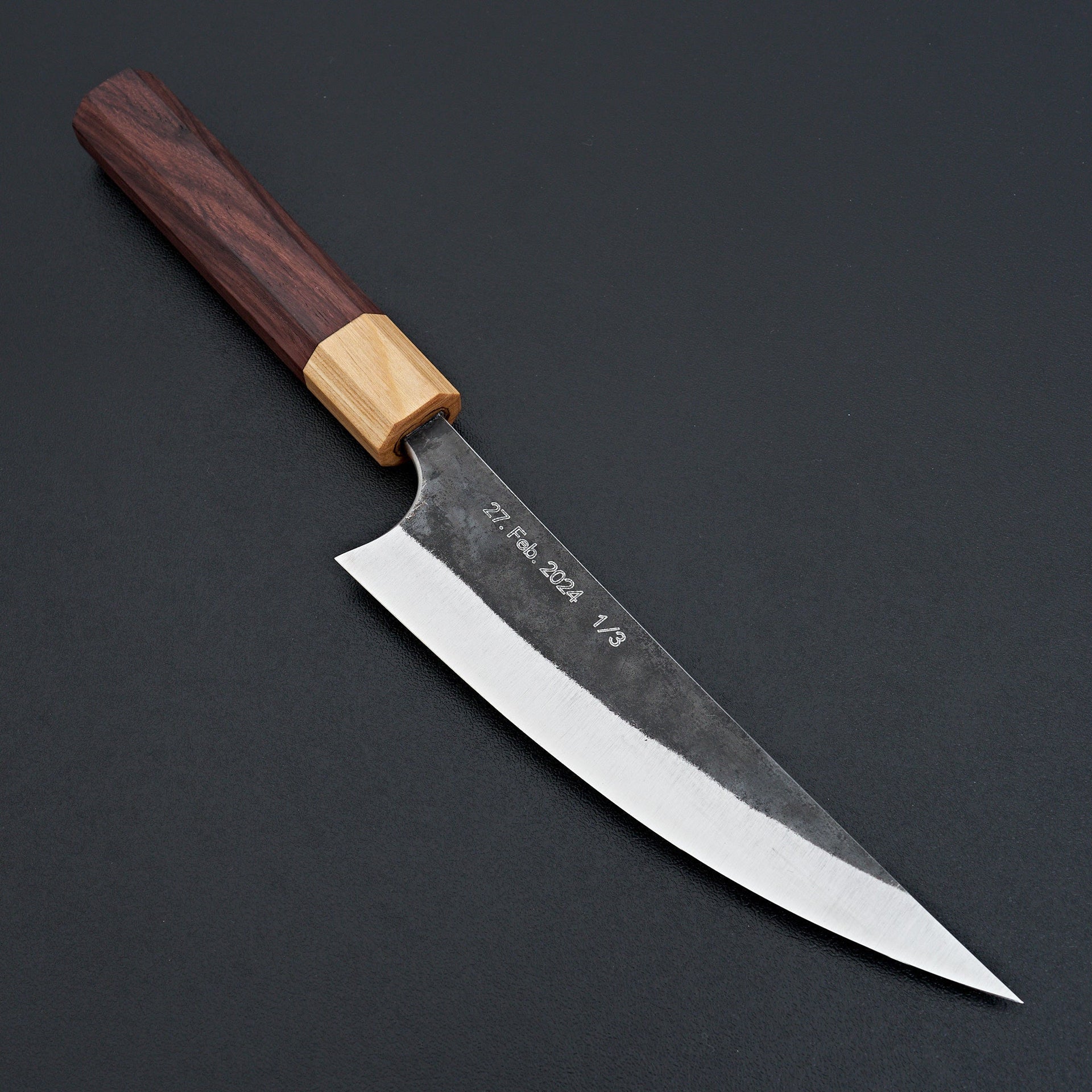 Tinker Knives Barracuda Honesuki 165mm-Carbon Knife Co-Carbon Knife Co