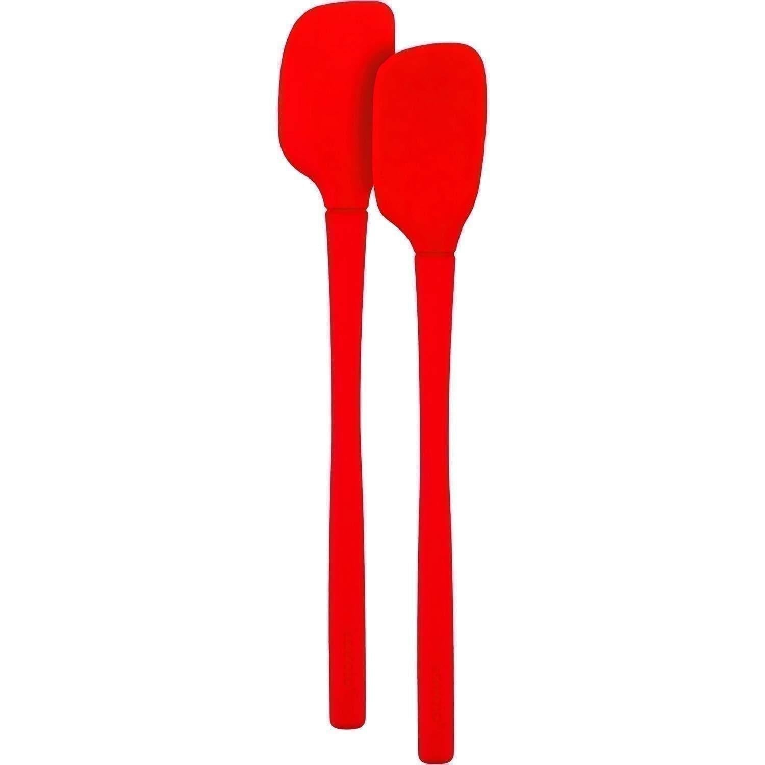 Tovolo Mini All Silicone Spatula Set-Accessories-Tovolo-Cayenne-Carbon Knife Co