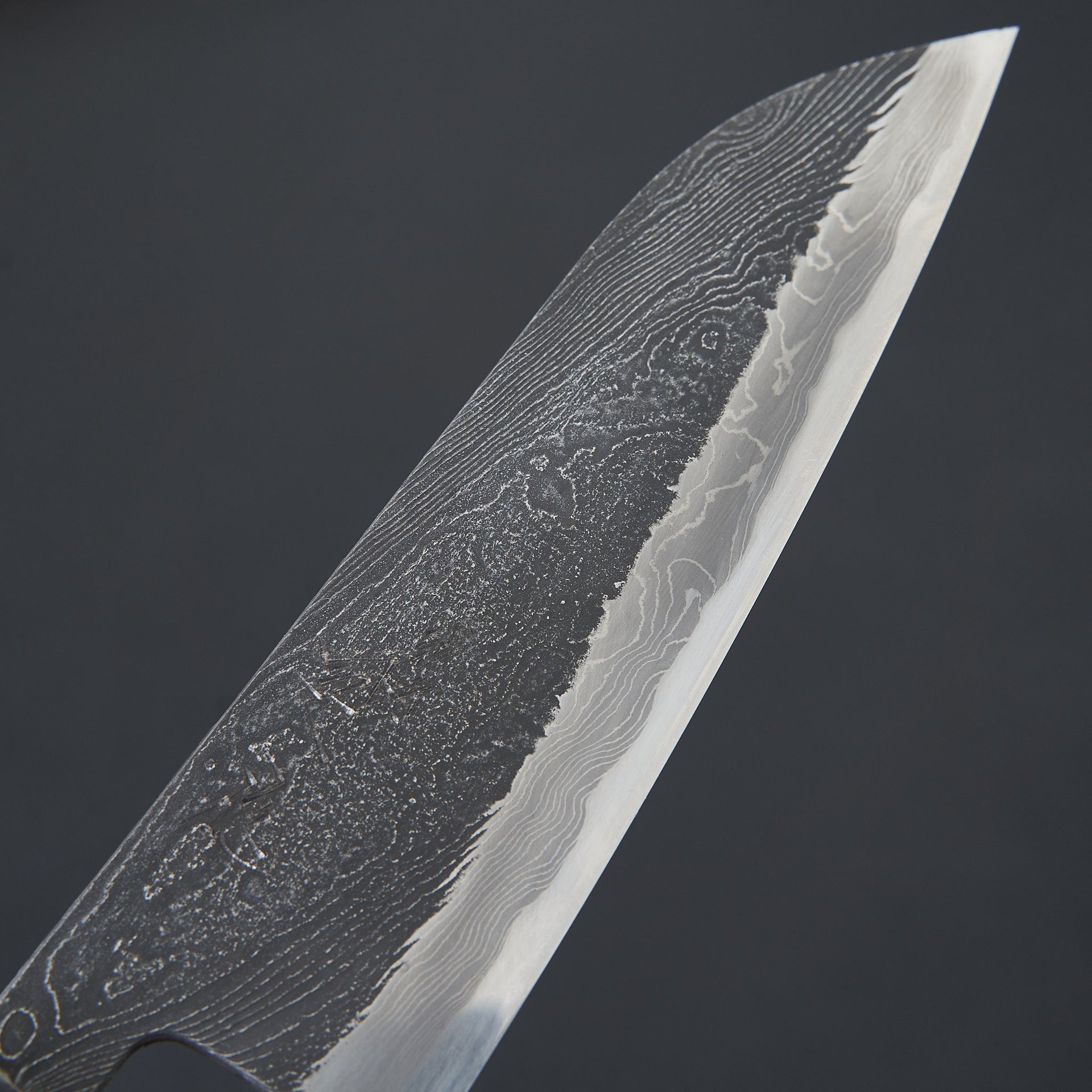 Tsukasa Hinoura Unryu Damascus Santoku 165mm-Knife-Hinoura-Carbon Knife Co