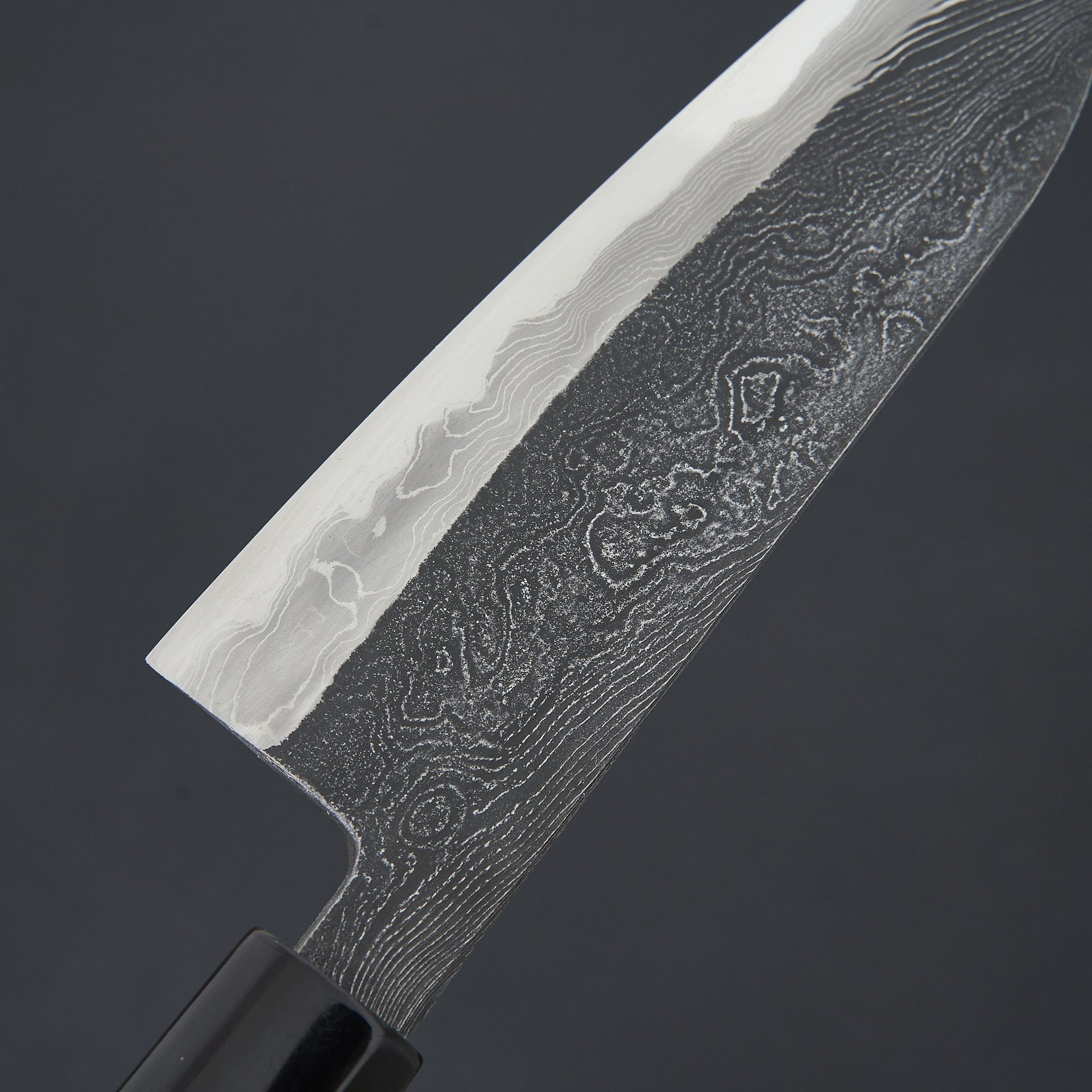 Tsukasa Hinoura Unryu Damascus Santoku 165mm-Knife-Hinoura-Carbon Knife Co