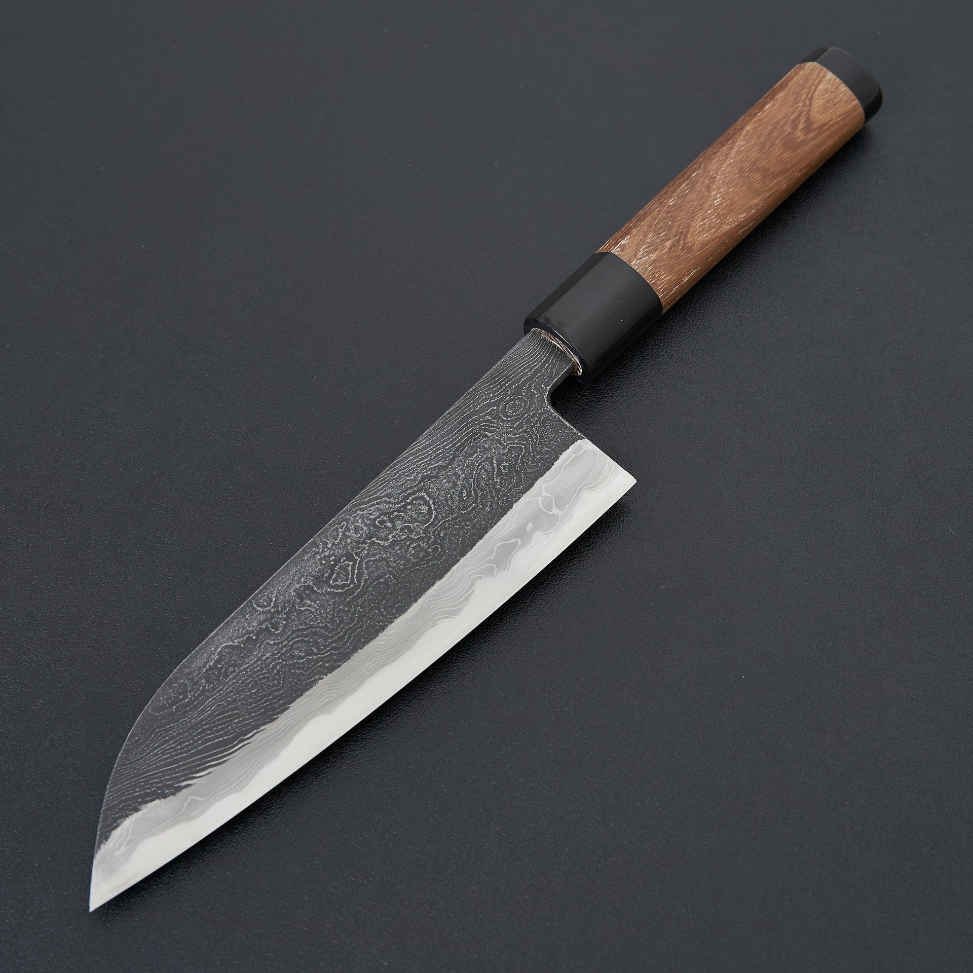 Tsukasa Hinoura Unryu Damascus Santoku 165mm-Knife-Hinoura-Carbon Knife Co