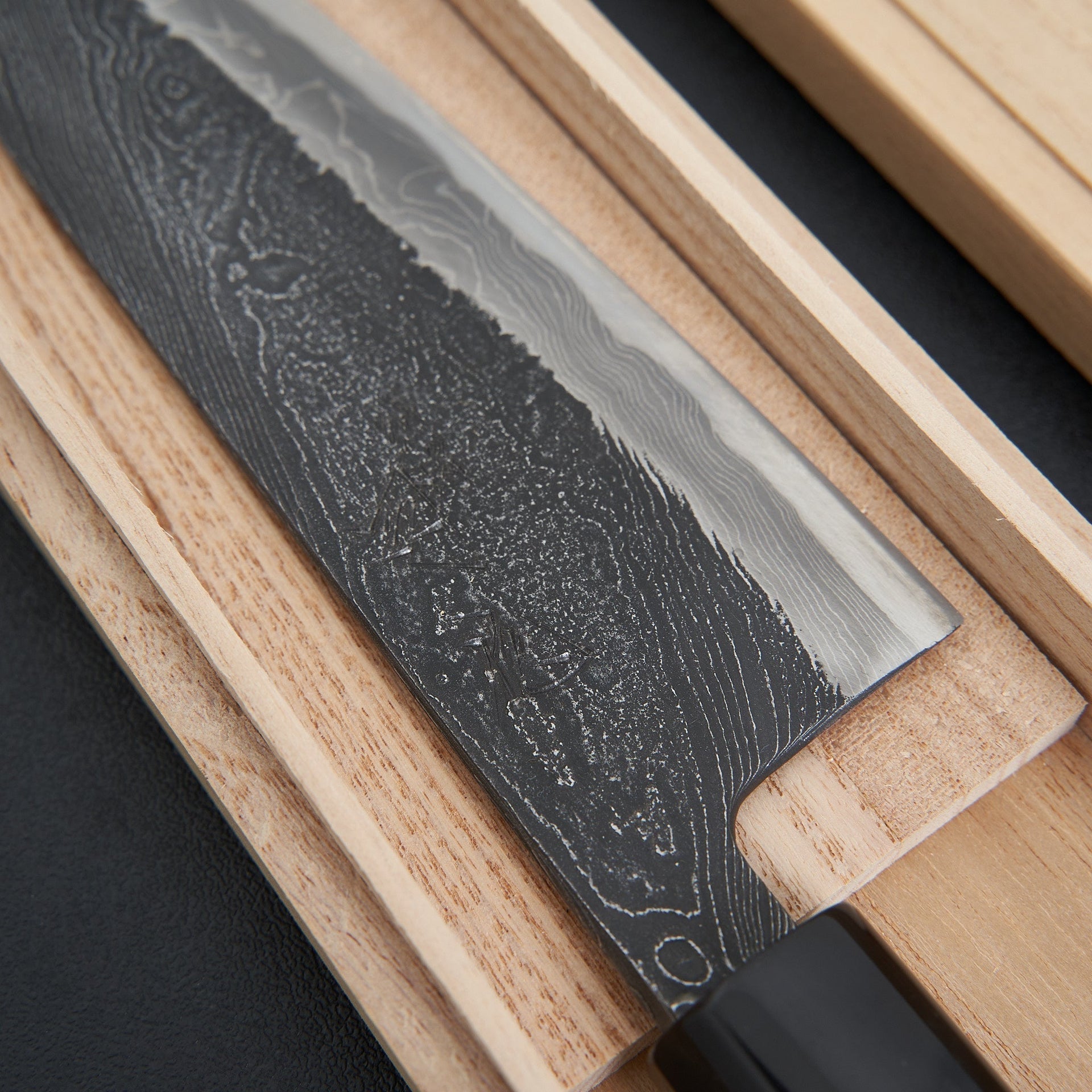 Tsukasa Hinoura Unryu Damascus Santoku 165mm-Knife-Hinoura-Carbon Knife Co