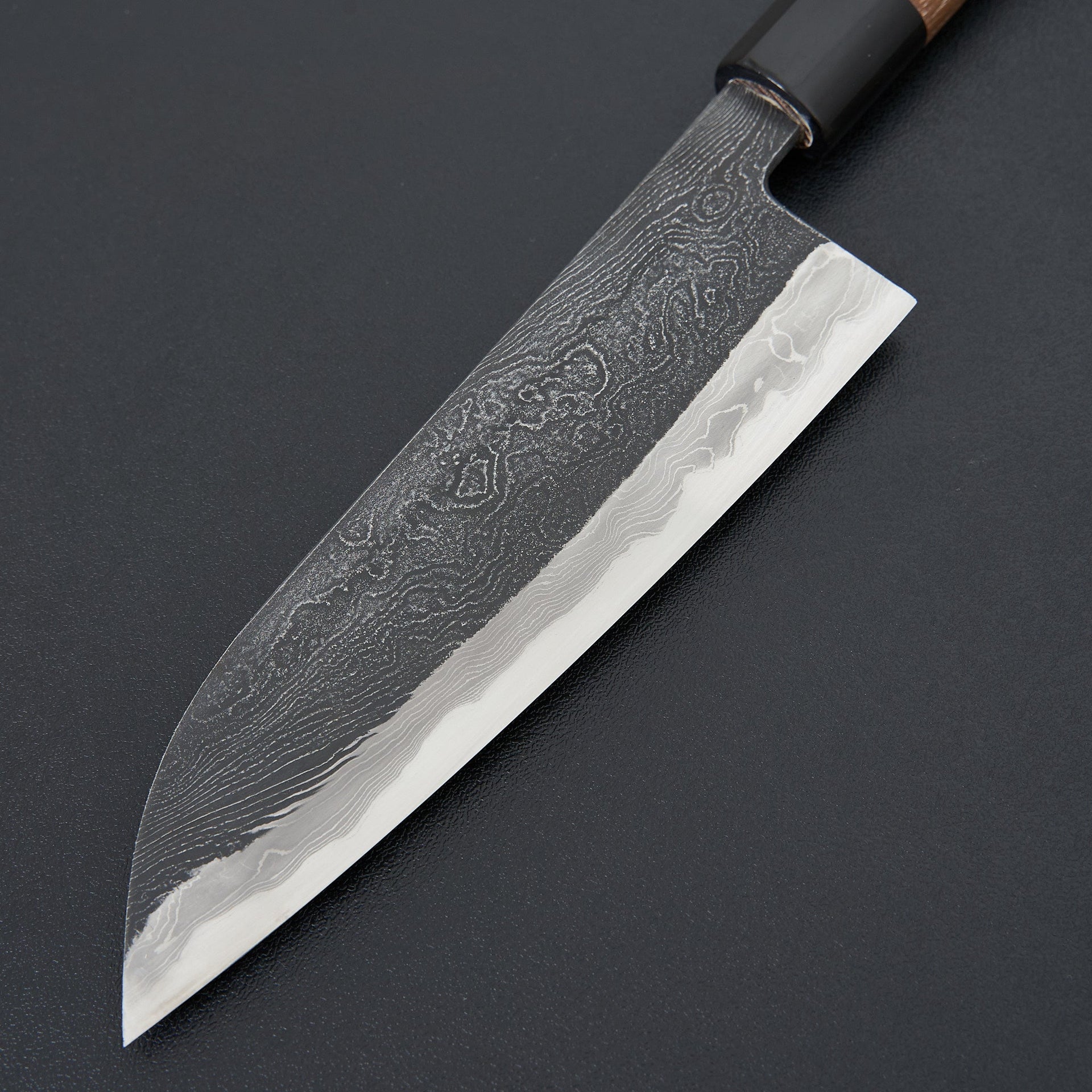Tsukasa Hinoura Unryu Damascus Santoku 165mm-Knife-Hinoura-Carbon Knife Co