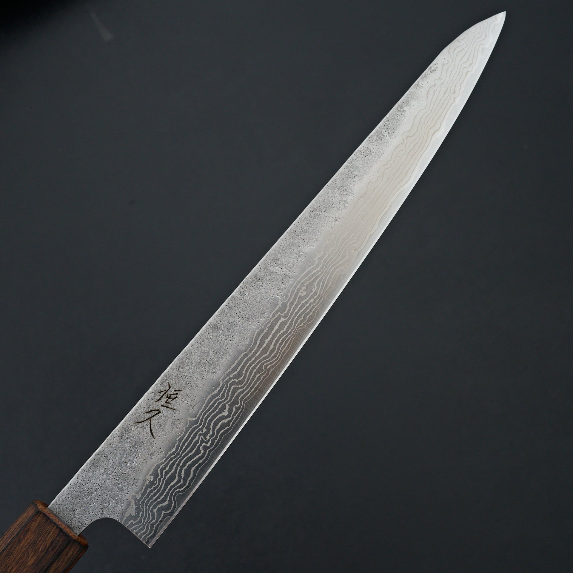 Tsunehisa 440c Damascus Nashiji Sujihiki 240mm-Tsunehisa-Carbon Knife Co
