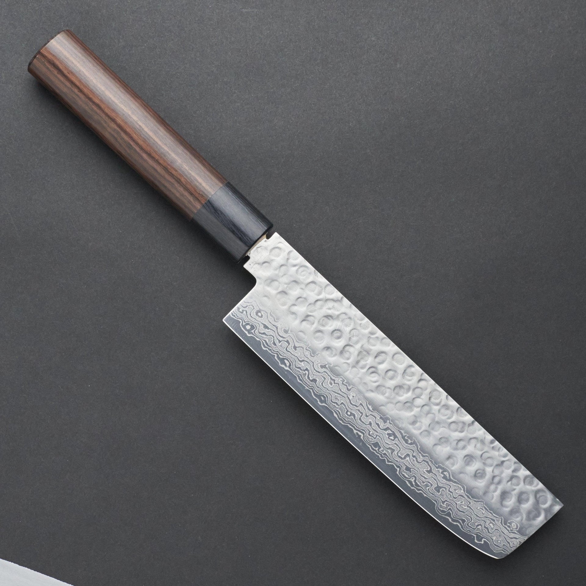 Tsunehisa Damascus VG10 Nakiri 165mm-Knife-Tsunehisa-Carbon Knife Co
