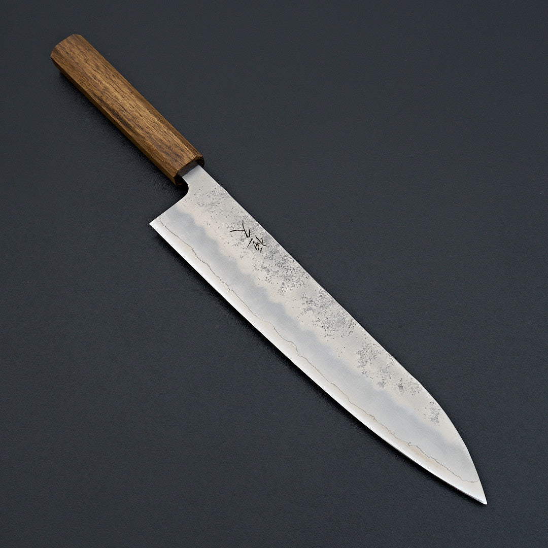 Tsunehisa Ginsan Nashiji Oak Gyuto 240mm