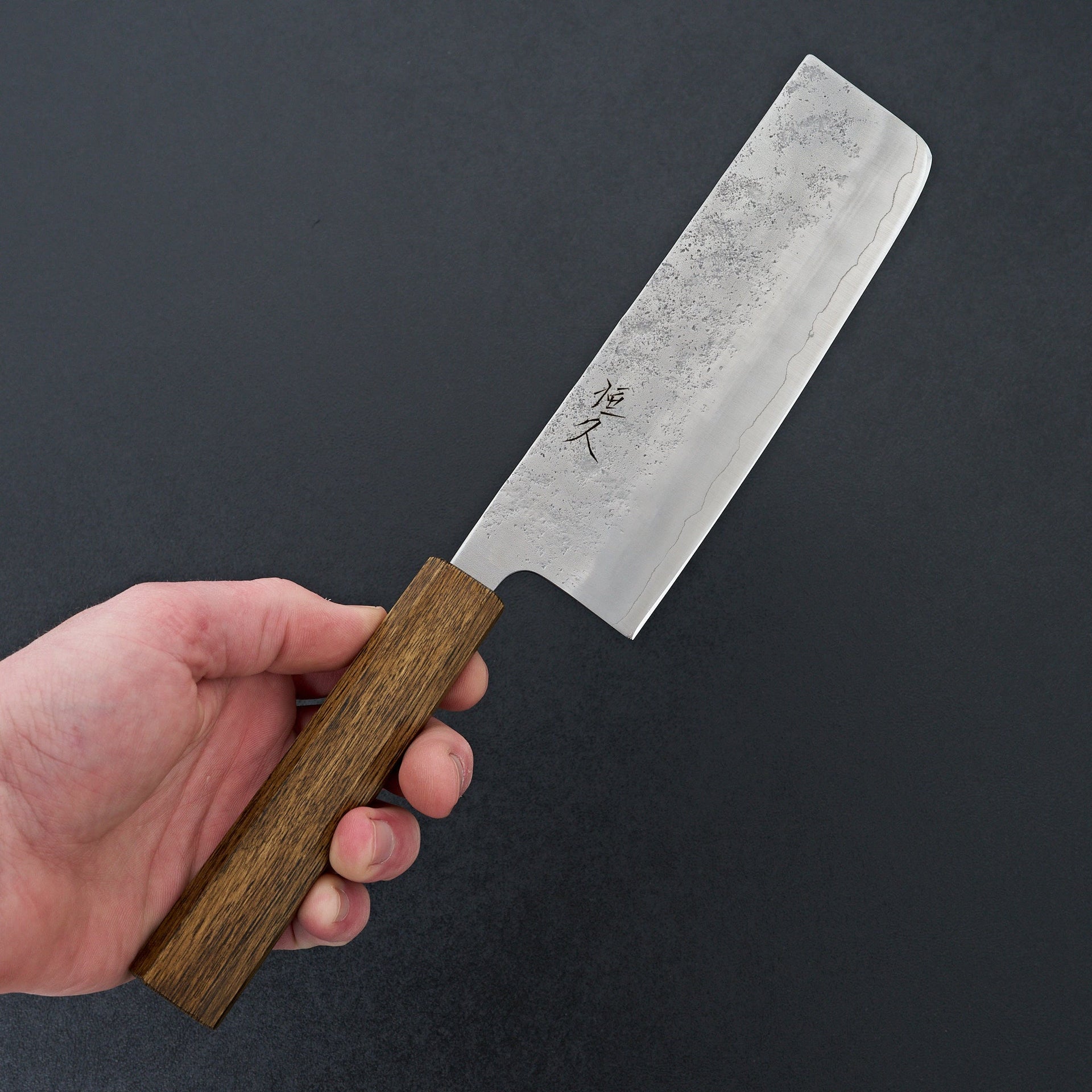 Tsunehisa Ginsan Nashiji Oak Nakiri 165mm-Knife-Tsunehisa-Carbon Knife Co