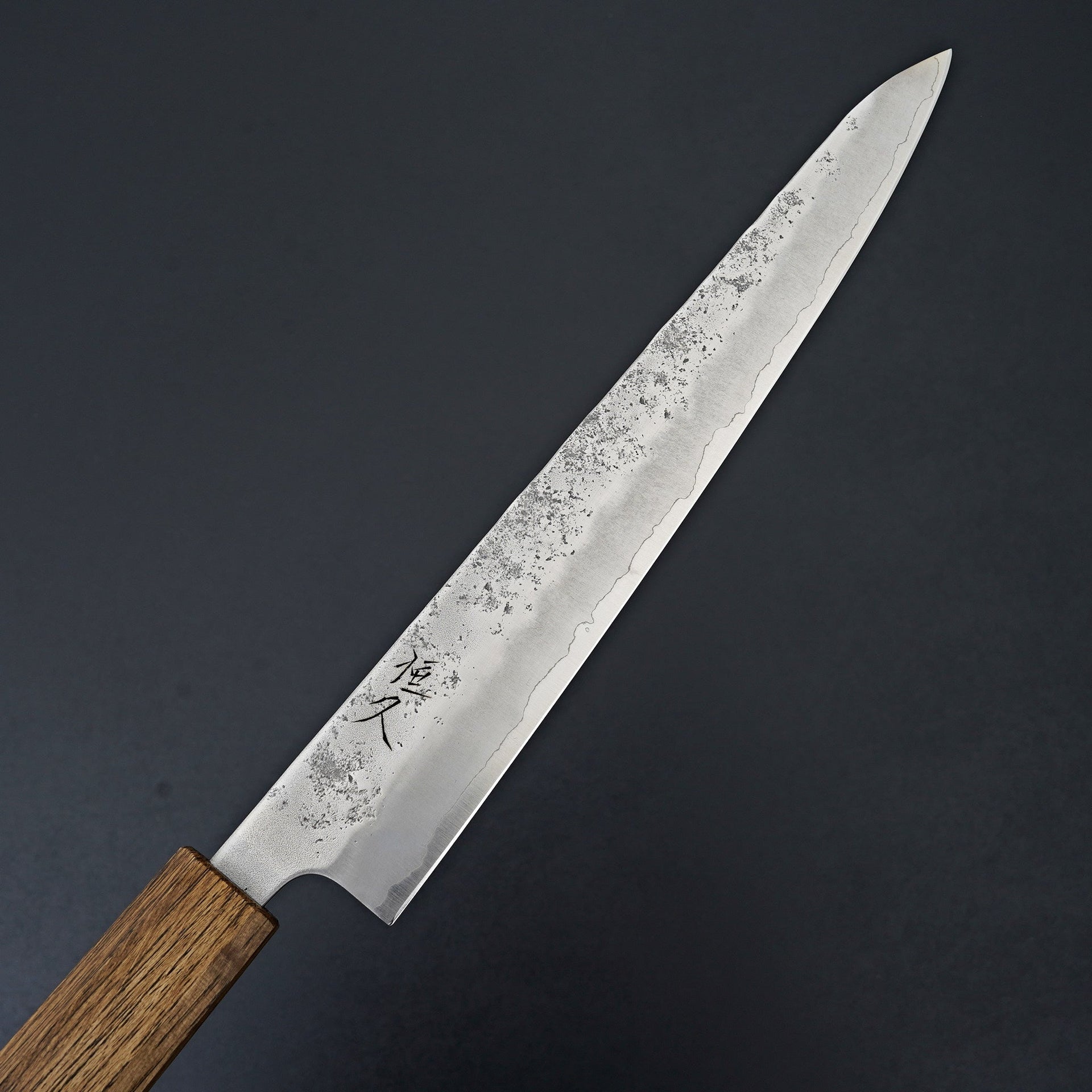 Tsunehisa Ginsan Nashiji Oak Sujihiki 240mm-Knife-Tsunehisa-Carbon Knife Co