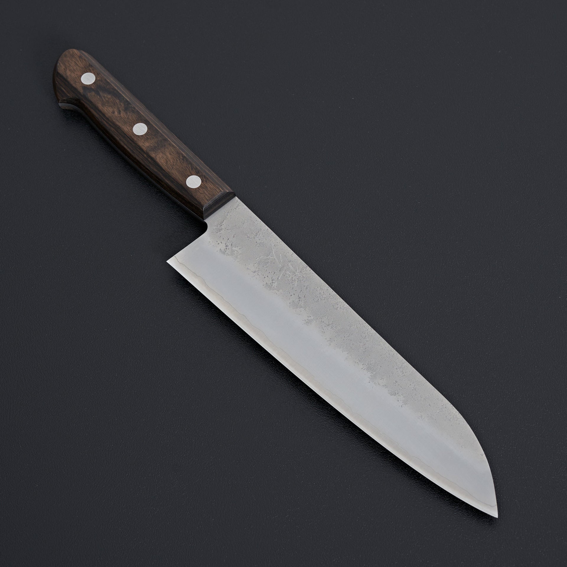 Tsunehisa Ginsan Western Nashiji Santoku 180mm (Bolsterless)-Knife-Tsunehisa-Carbon Knife Co