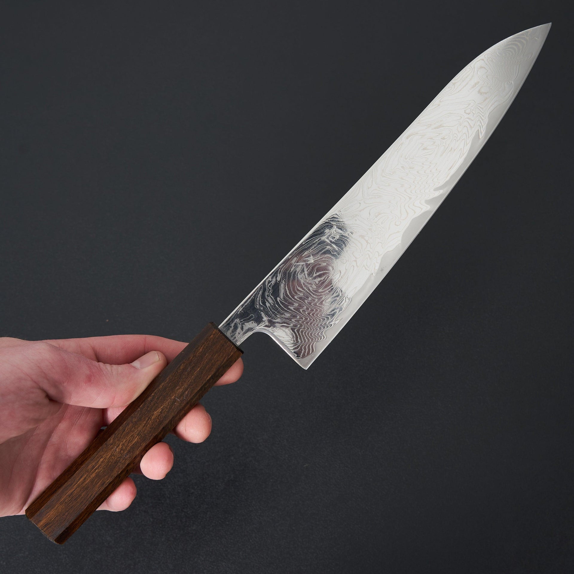 Tsunehisa Nami Damascus Gyuto 210mm-Knife-Tsunehisa-Carbon Knife Co
