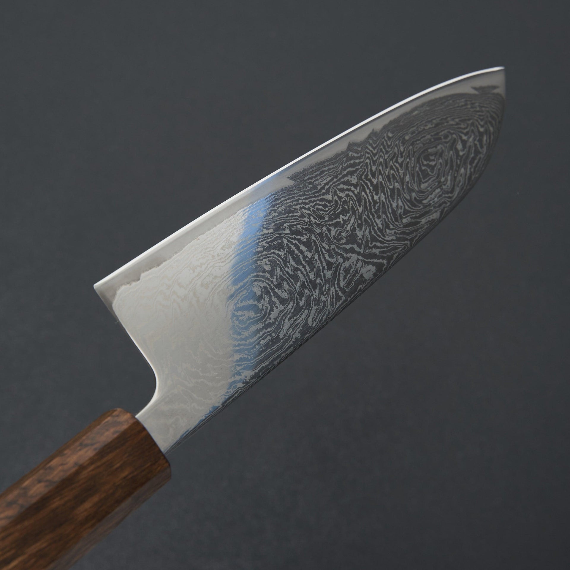 Tsunehisa Nami Damascus Santoku-Knife-Tsunehisa-Carbon Knife Co