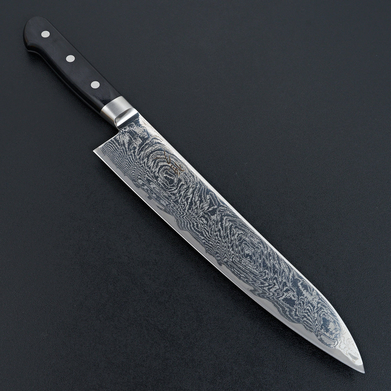 Tsunehisa Nami Damascus Western Gyuto 240mm-Knife-Tsunehisa-Carbon Knife Co