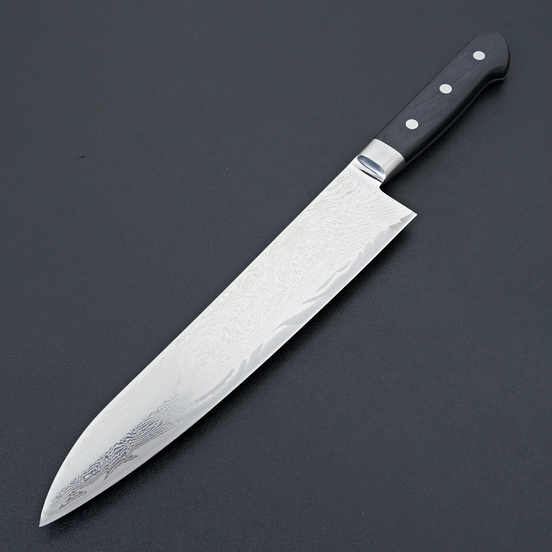 Tsunehisa Nami Damascus Western Gyuto 240mm-Knife-Tsunehisa-Carbon Knife Co