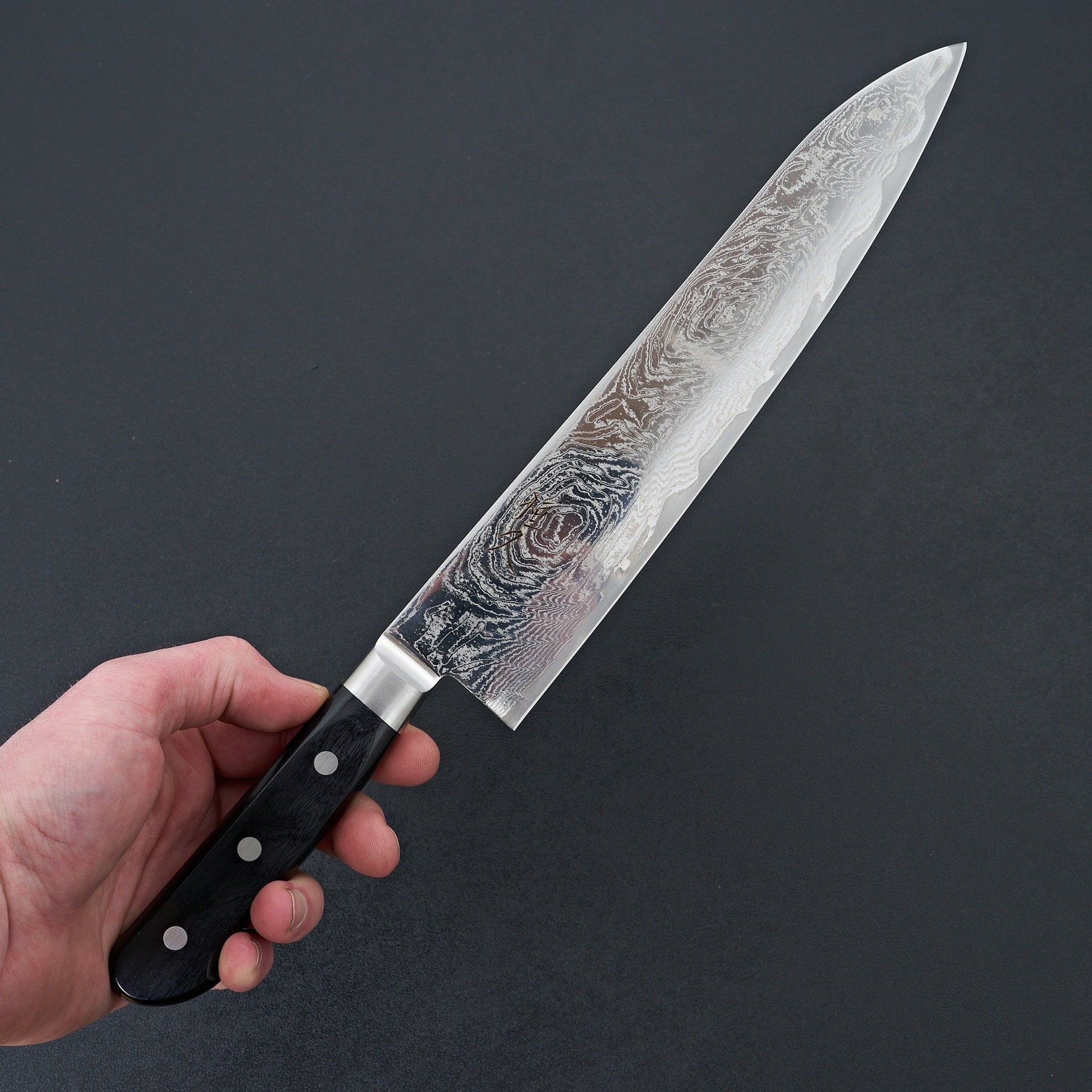 Tsunehisa Nami Damascus Western Gyuto 240mm-Knife-Tsunehisa-Carbon Knife Co