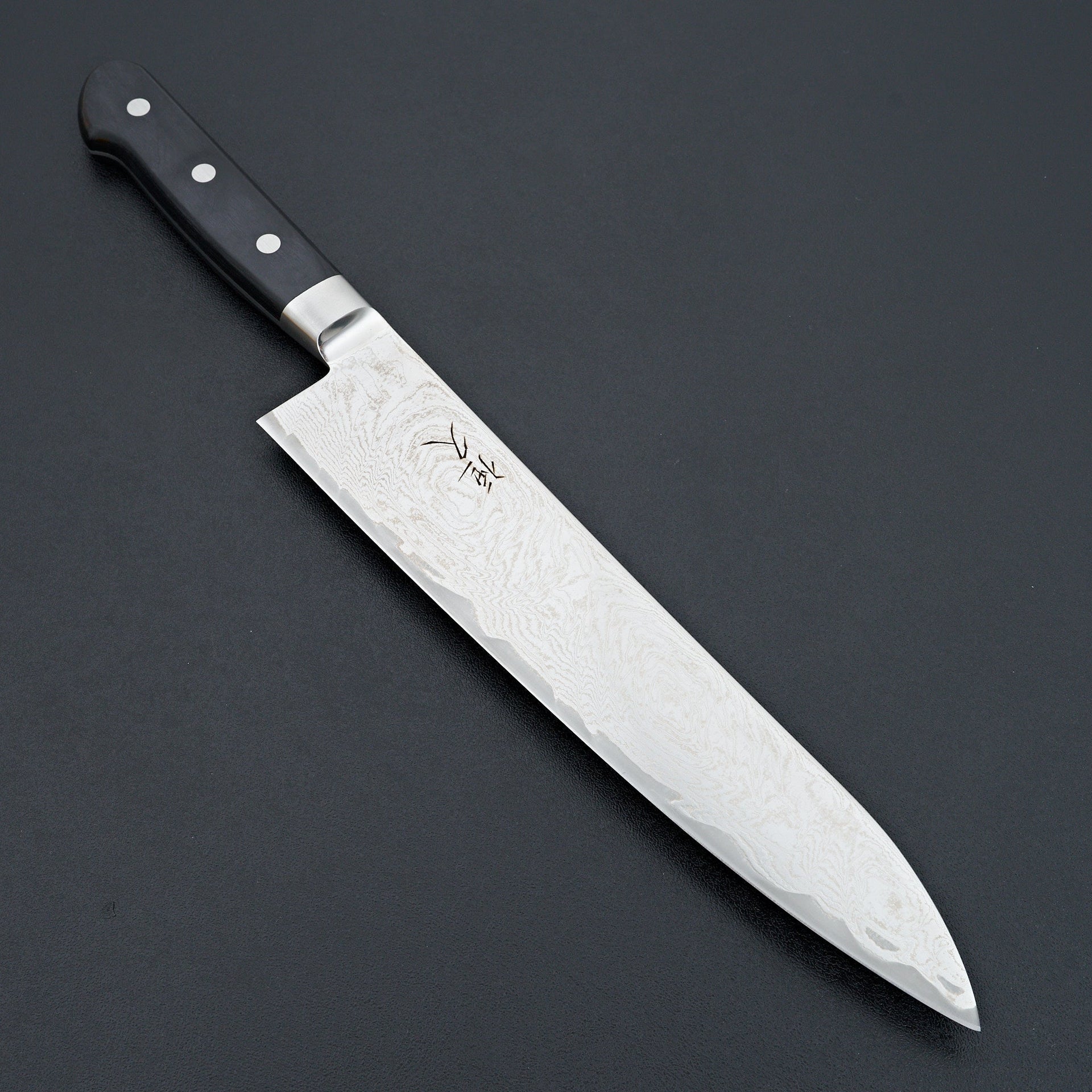 Tsunehisa Nami Damascus Western Gyuto 240mm-Knife-Tsunehisa-Carbon Knife Co