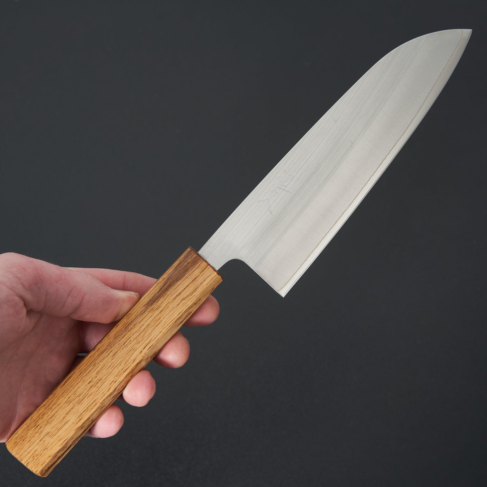 Tsunehisa SRS13 Santoku Oak handle-Knife-Tsunehisa-Carbon Knife Co