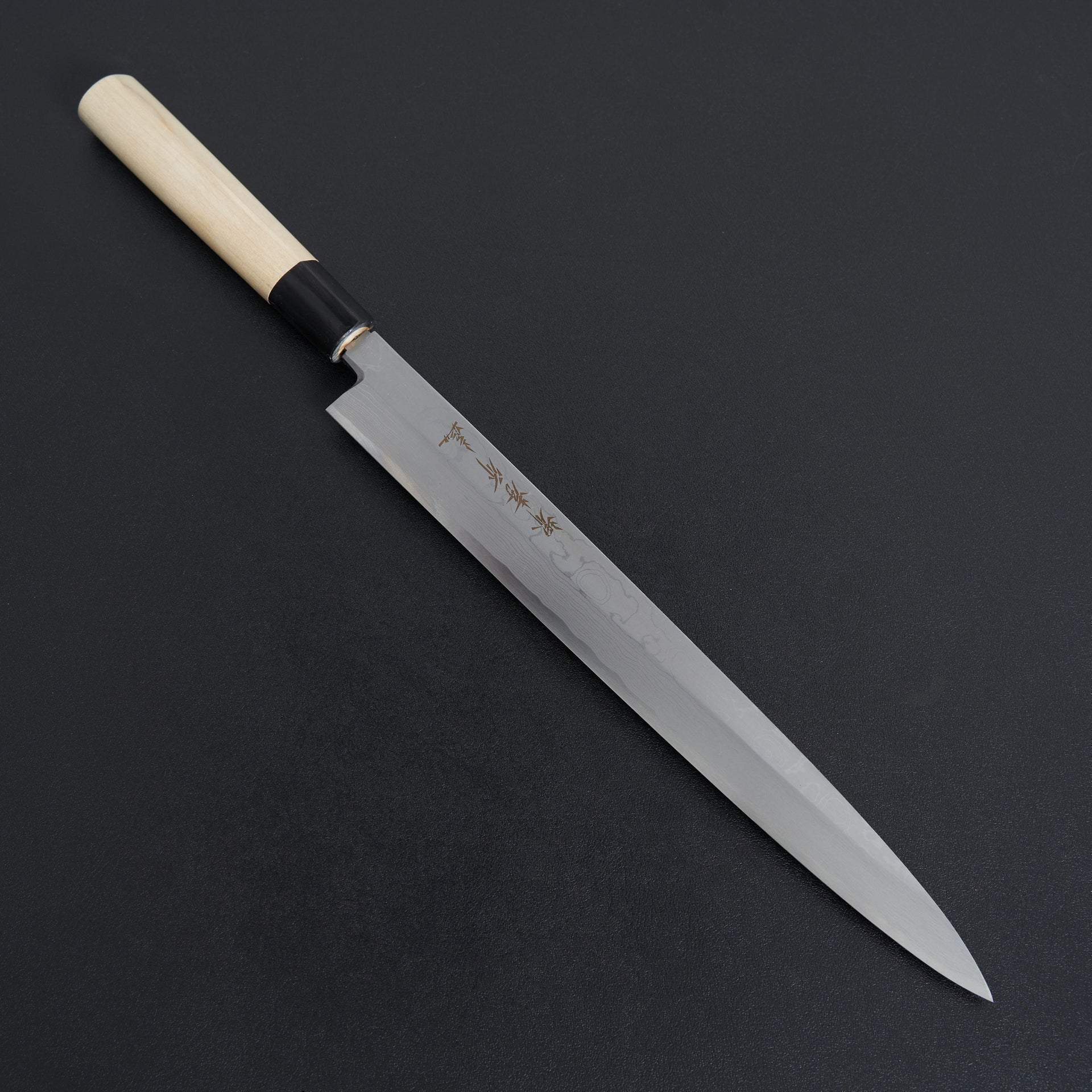 Uzushio Damascus White Steel #2 Yanagiba 300mm-Knife-Sakai Takayuki-Carbon Knife Co