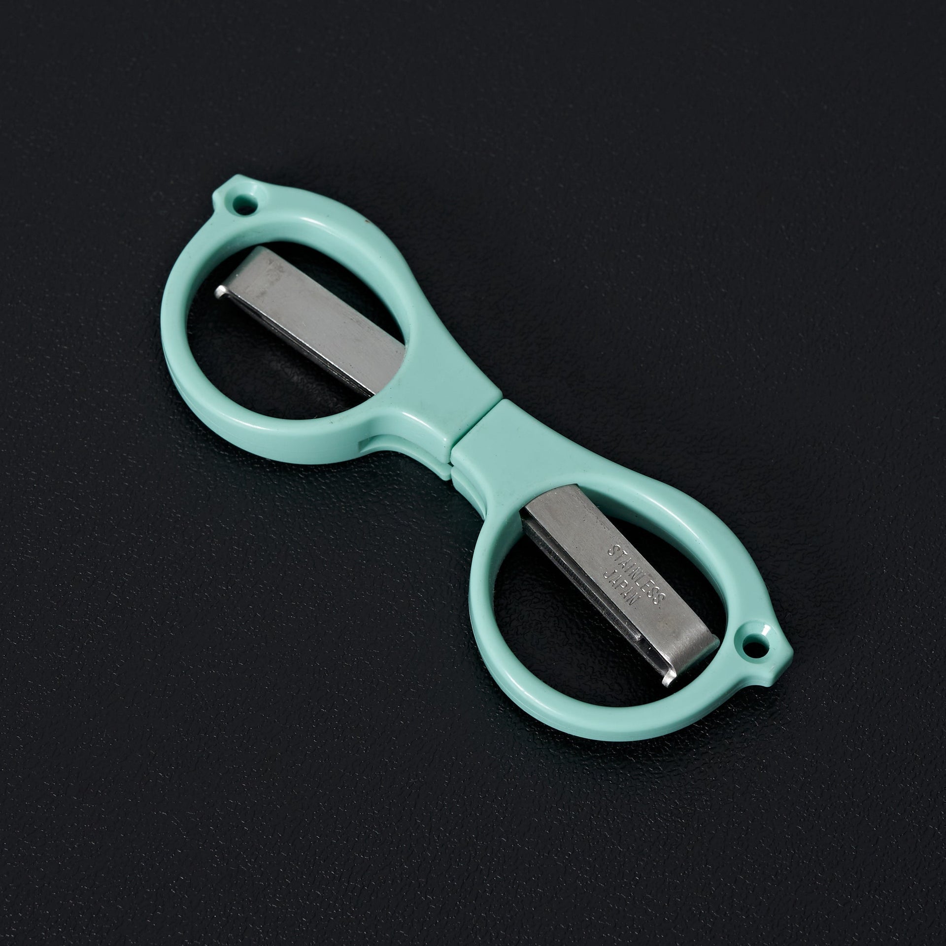 Yoshida Megane Folding Shears (Green)-Accessories-Hitohira-Carbon Knife Co