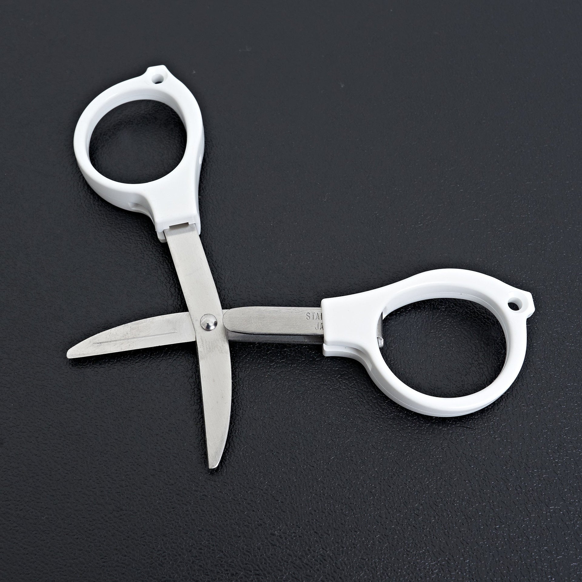 Yoshida Megane Folding Shears (White)-Accessories-Hitohira-Carbon Knife Co