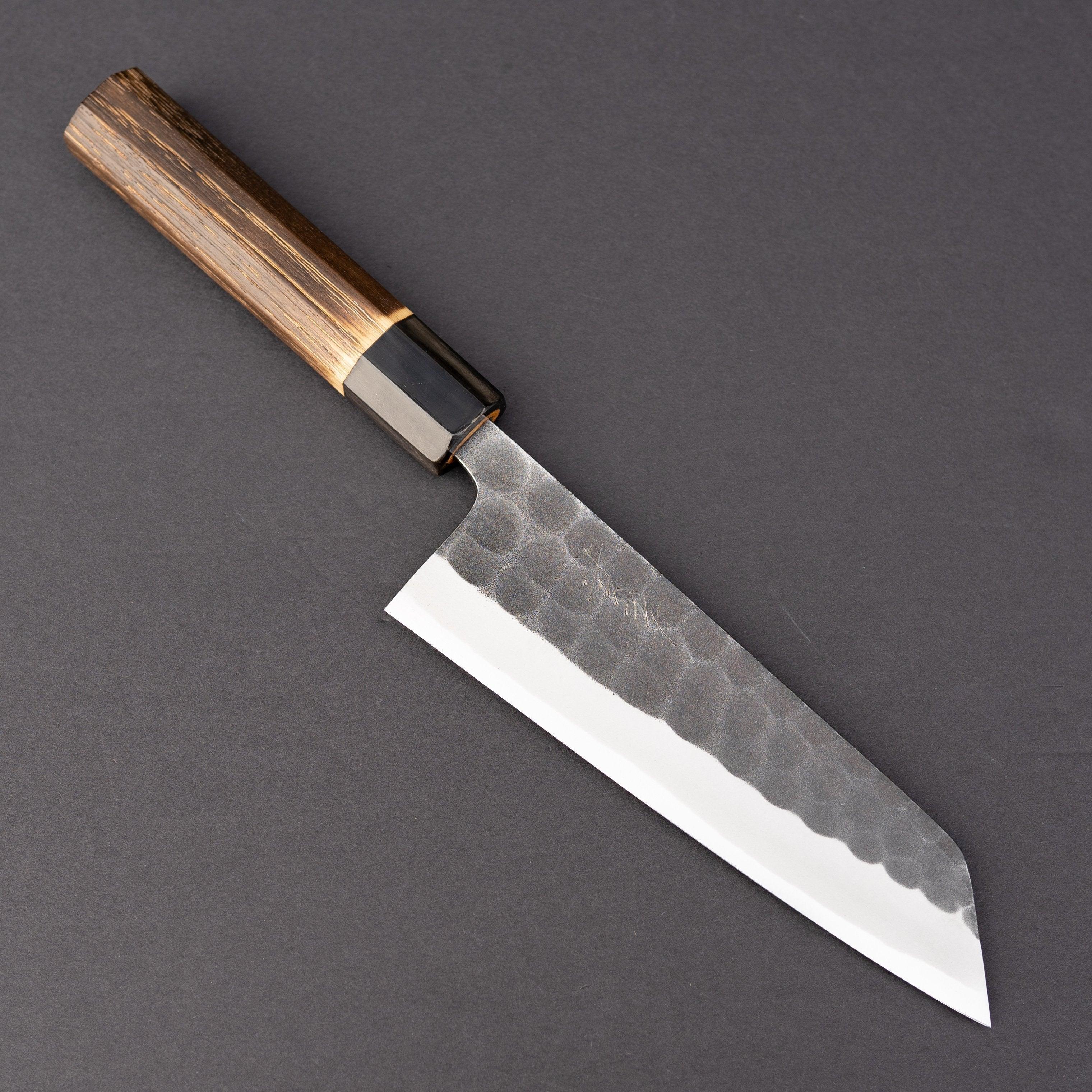Yoshikane Kurouchi Tsuchime White #2 Bunka 165mm Chestnut Handle