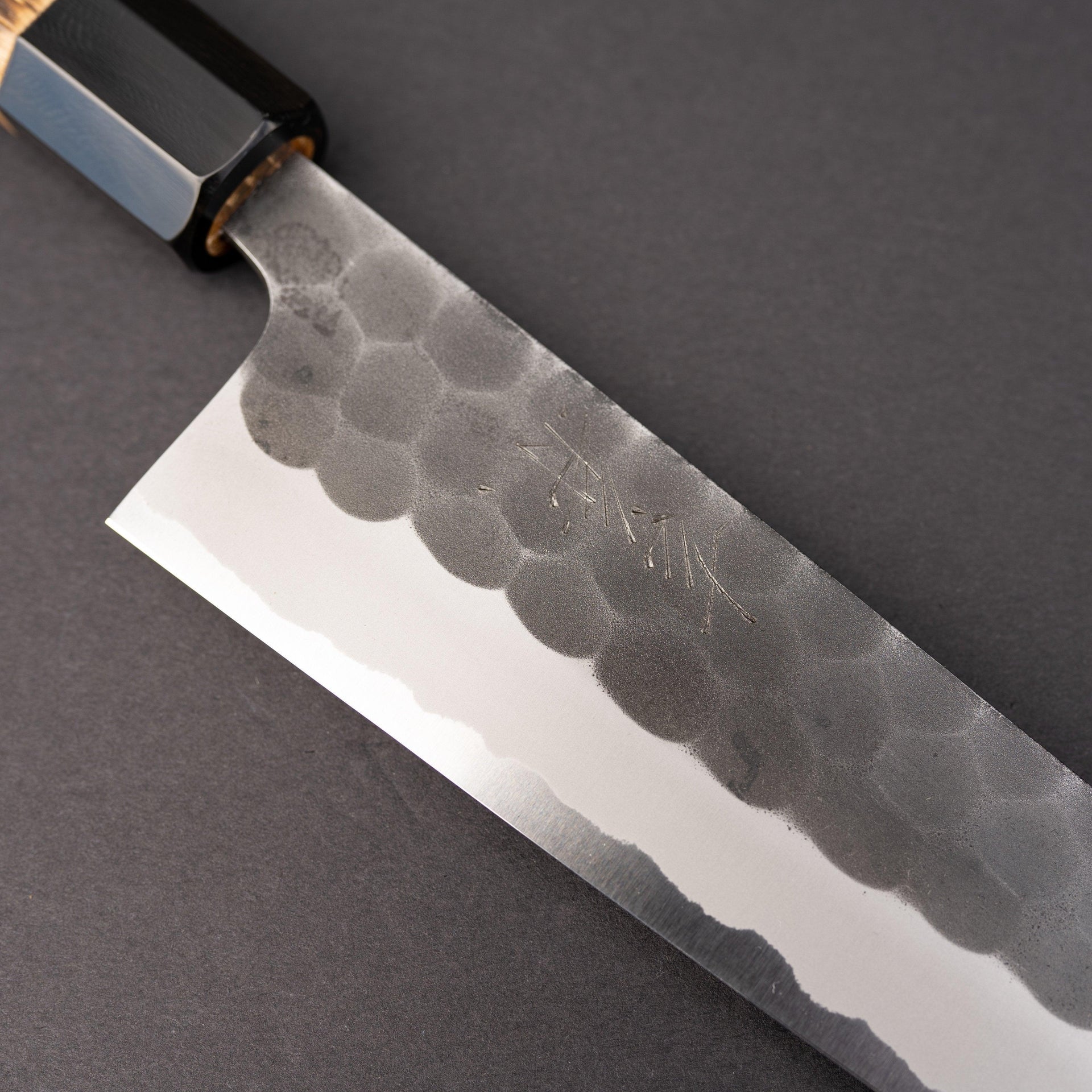 Yoshikane Kurouchi Tsuchime White #2 Gyuto 240mm Chestnut Handle-Knife-Yoshikane-Carbon Knife Co