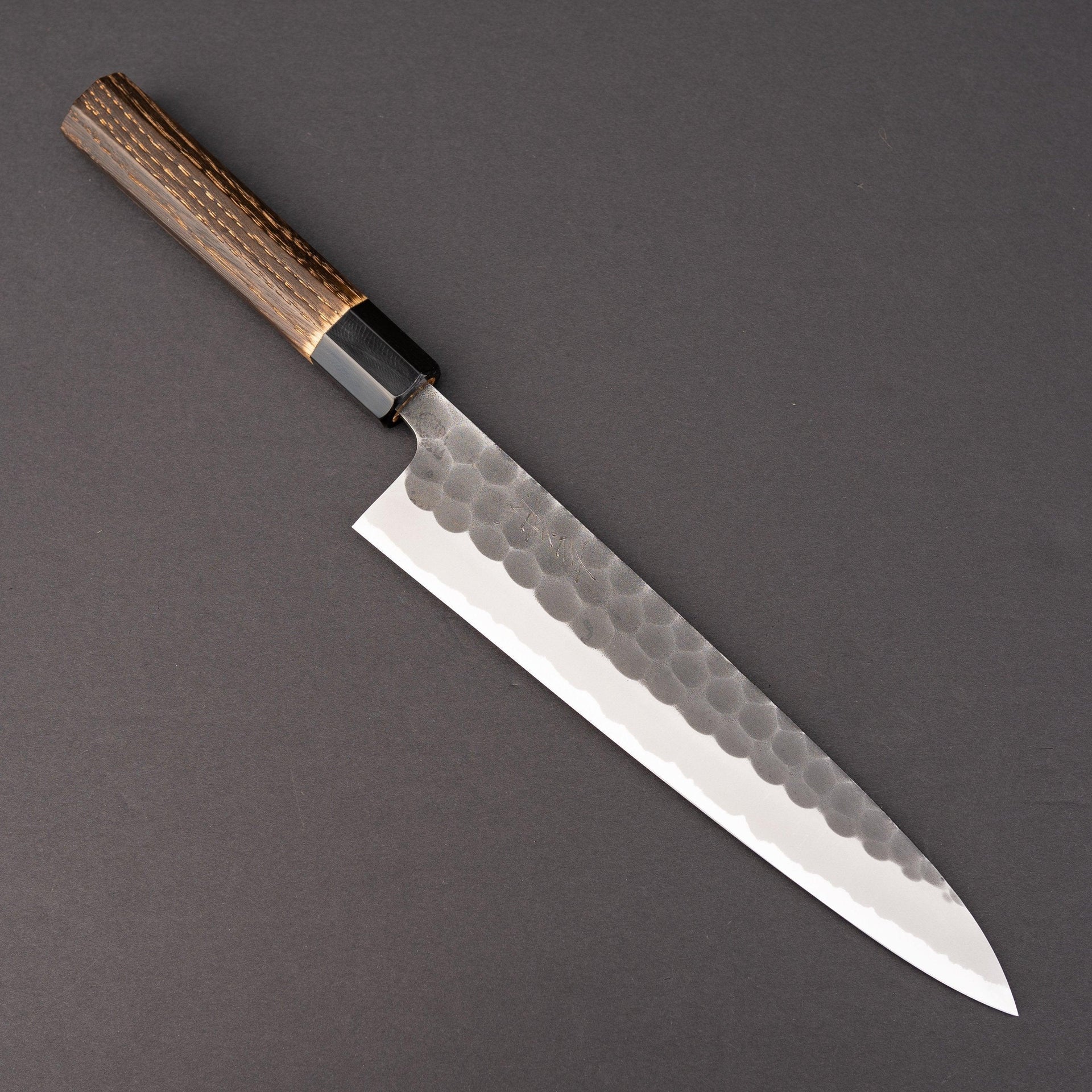 Yoshikane Kurouchi Tsuchime White #2 Gyuto 240mm Chestnut Handle-Knife-Yoshikane-Carbon Knife Co