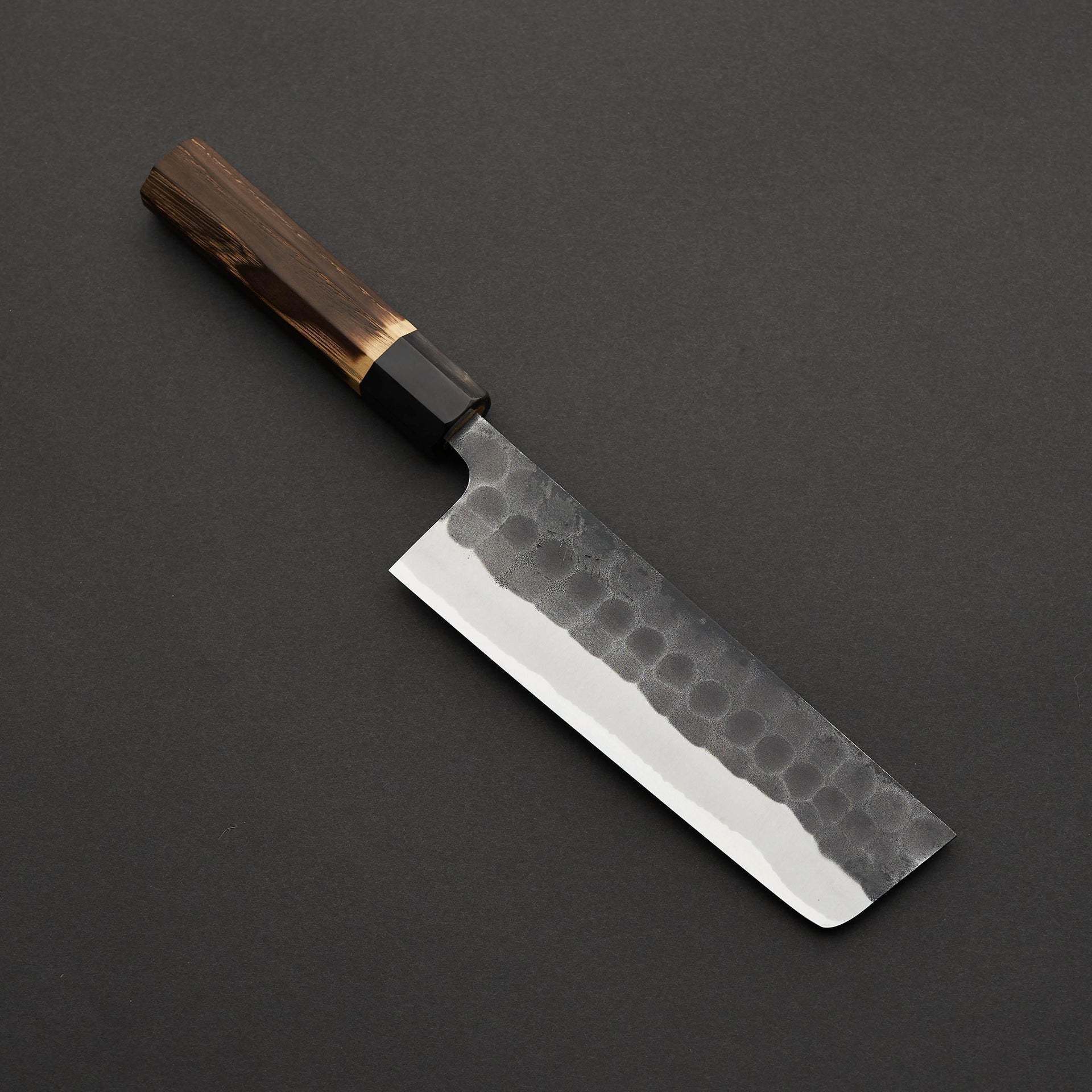 Yoshikane Kurouchi Tsuchime White #2 Nakiri 165mm-Knife-Yoshikane-Carbon Knife Co