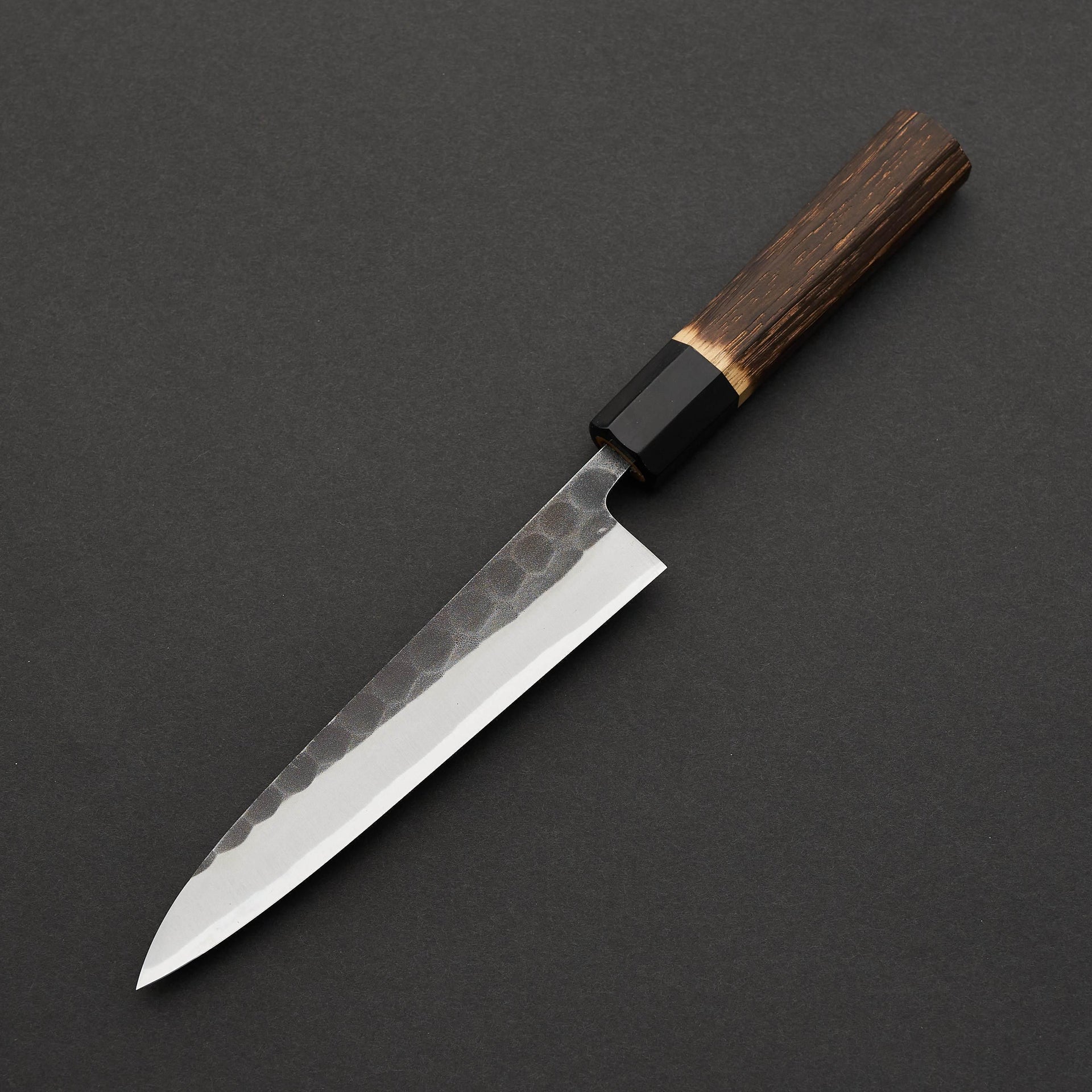 Yoshikane Kurouchi Tsuchime White #2 Petty 150mm Chestnut Handle-Knife-Yoshikane-Carbon Knife Co