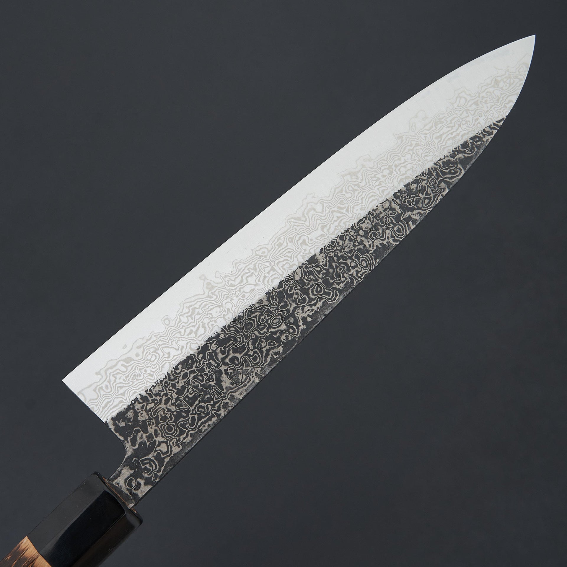 Yoshikane SLD Black Damascus Gyuto 210mm-Knife-Yoshikane-Carbon Knife Co