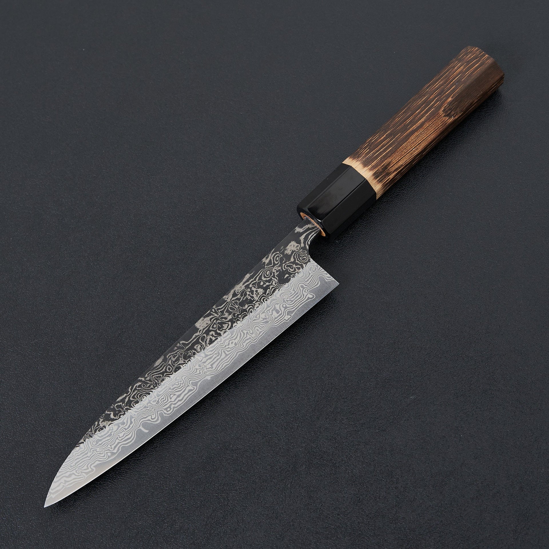 Yoshikane SLD Black Damascus Petty 150mm-Knife-Yoshikane-Carbon Knife Co