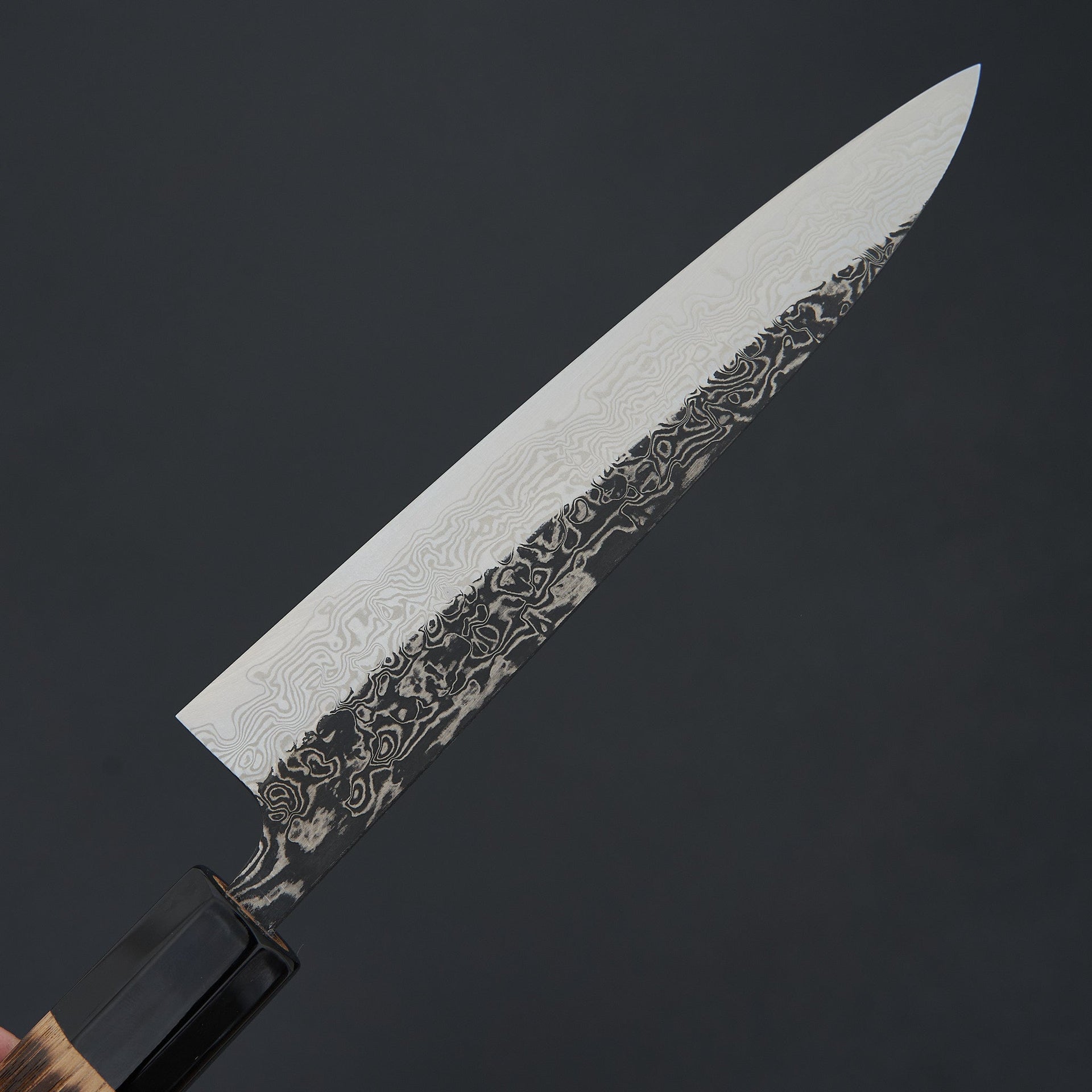 Yoshikane SLD Black Damascus Petty 150mm-Knife-Yoshikane-Carbon Knife Co