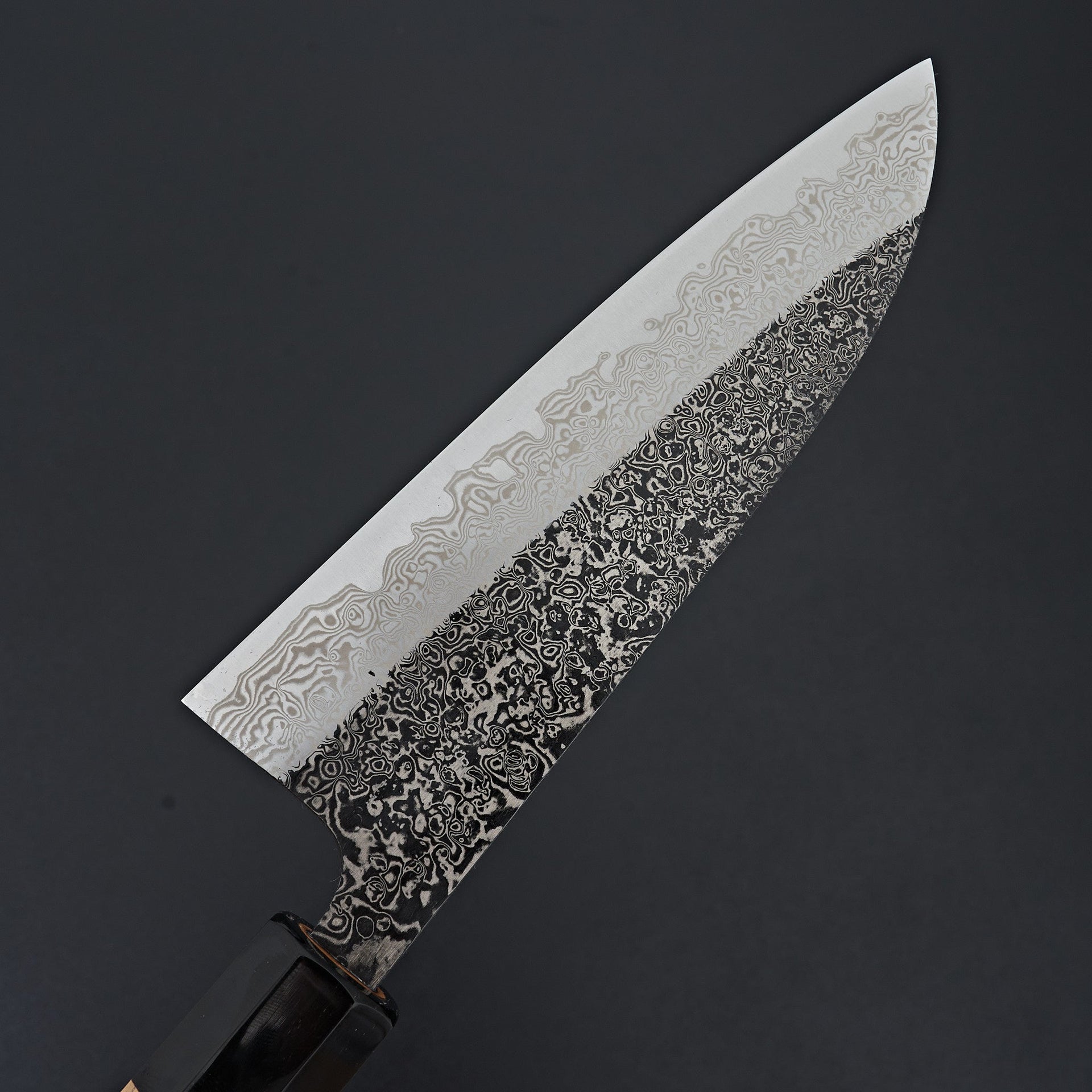 Yoshikane SLD Black Damascus Santoku 165mm-Knife-Yoshikane-Carbon Knife Co