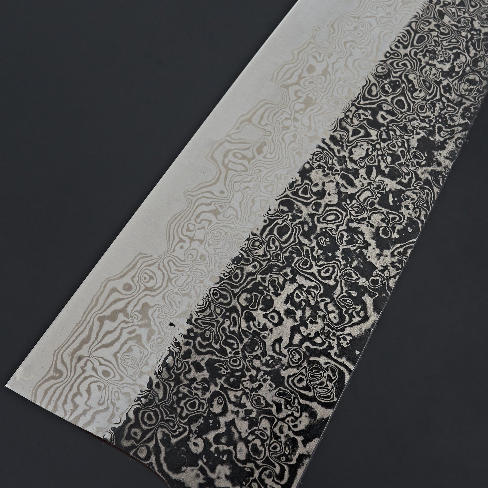 Yoshikane SLD Black Damascus Santoku 165mm-Knife-Yoshikane-Carbon Knife Co