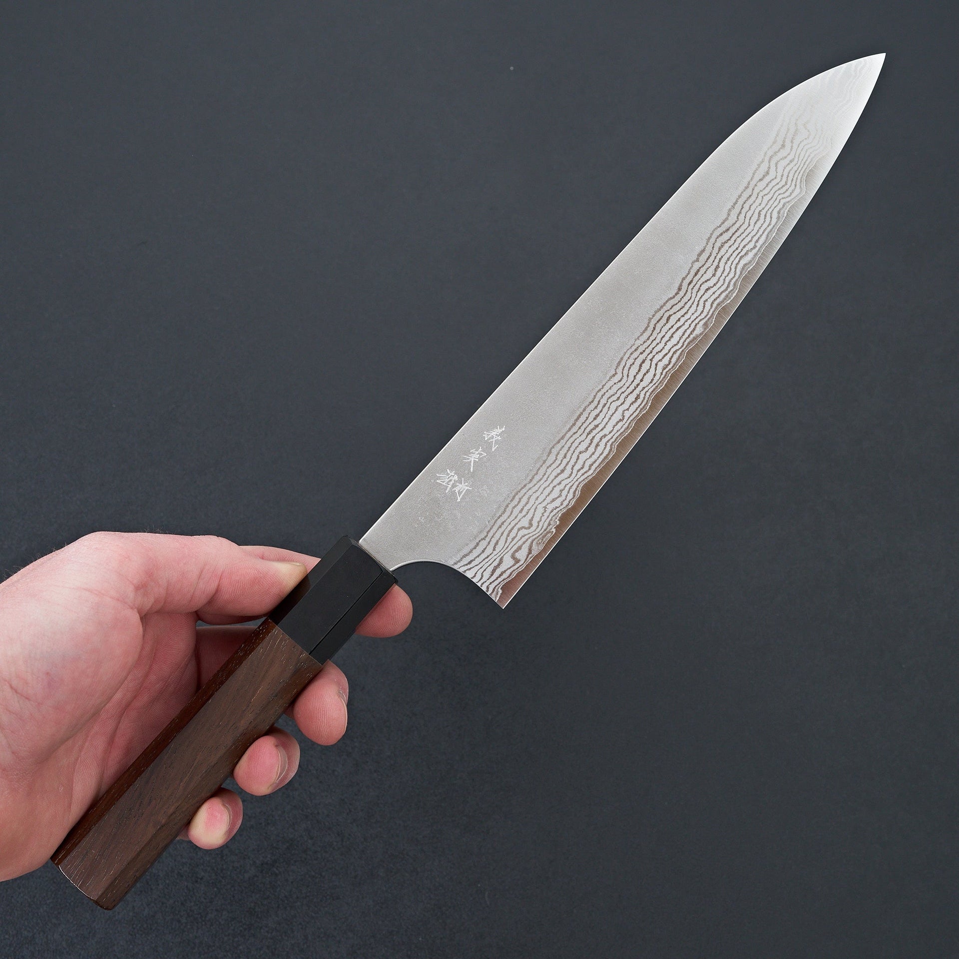 Yoshimi Kato VG10 Nashiji Gyuto 210mm-Yoshimi Kato-Carbon Knife Co