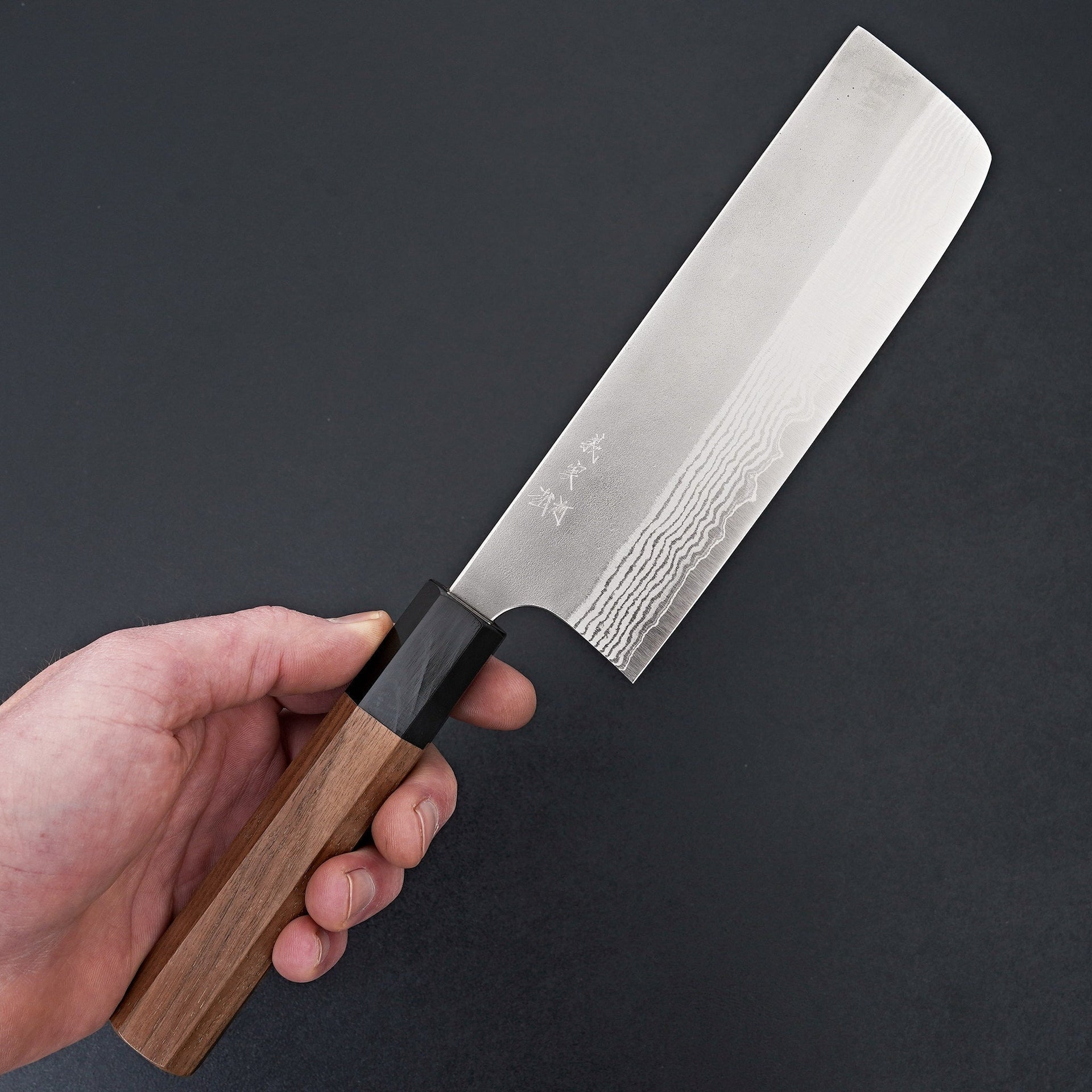 Yoshimi Kato VG10 Nashiji Nakiri 165mm-Yoshimi Kato-Carbon Knife Co