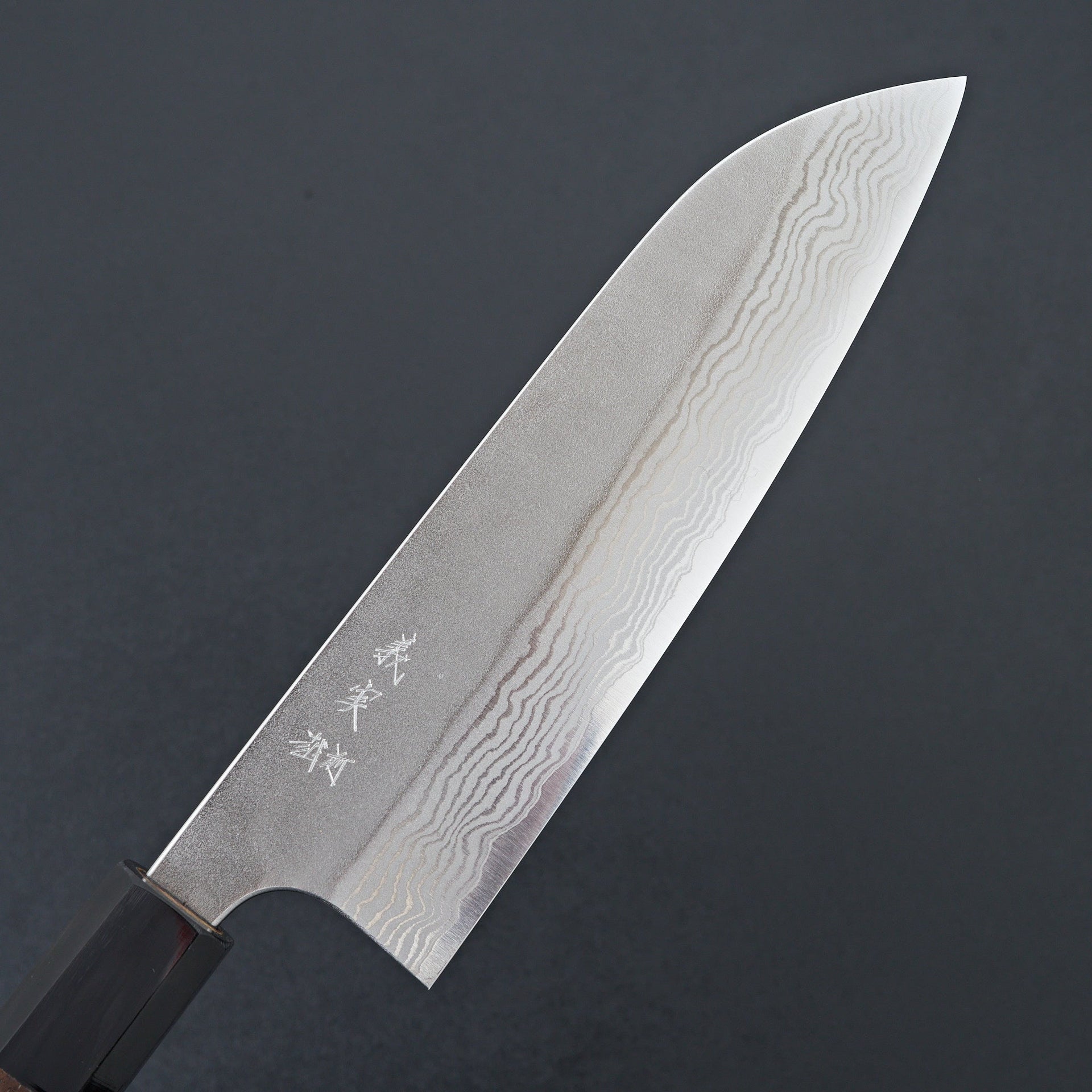 Yoshimi Kato VG10 Nashiji Santoku 165mm-Yoshimi Kato-Carbon Knife Co
