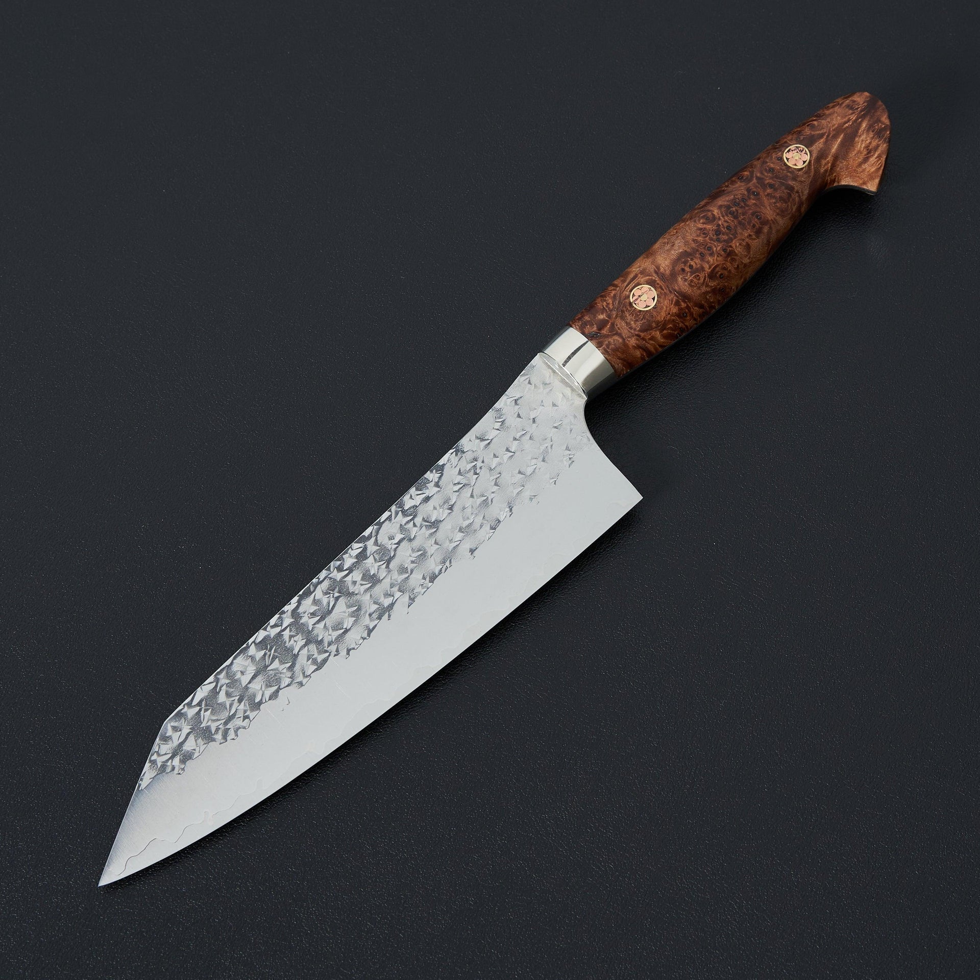 Yu Kurosaki R2 Senko Santoku 170mm Western Maple Burl-Knife-Yu Kurosaki-Carbon Knife Co