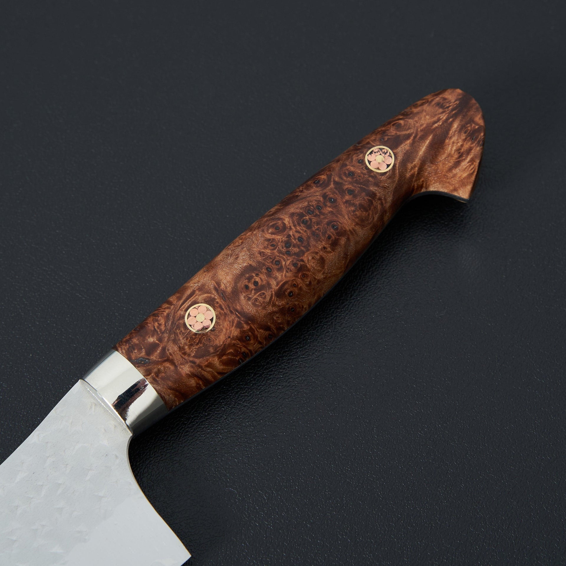Yu Kurosaki R2 Senko Santoku 170mm Western Maple Burl-Knife-Yu Kurosaki-Carbon Knife Co